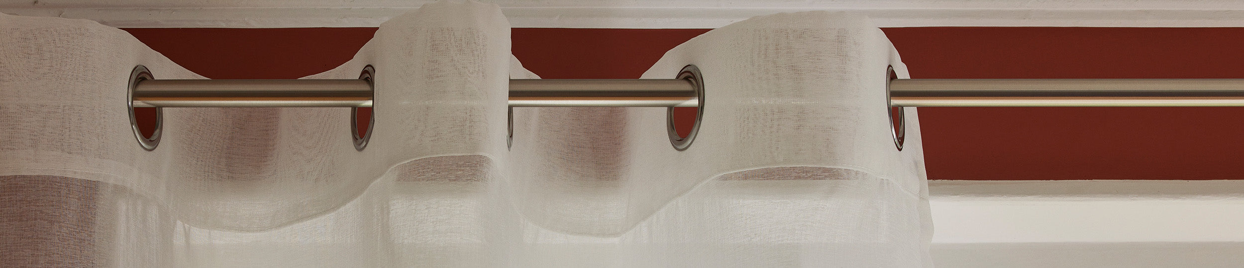 Voilages à oeillets