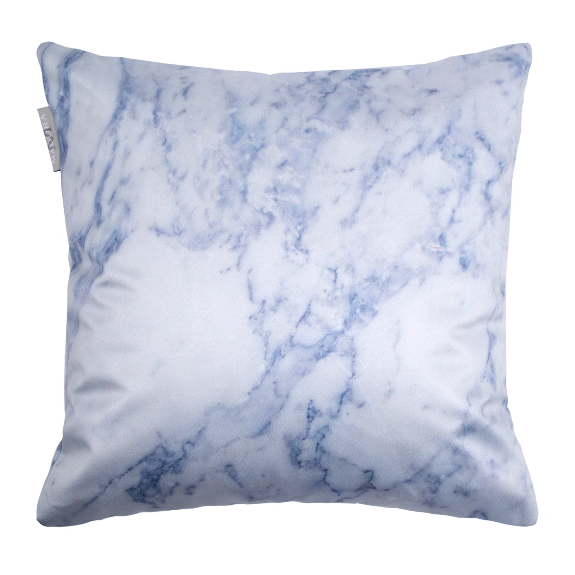 Housse de coussin MARBLE Blanc et gris