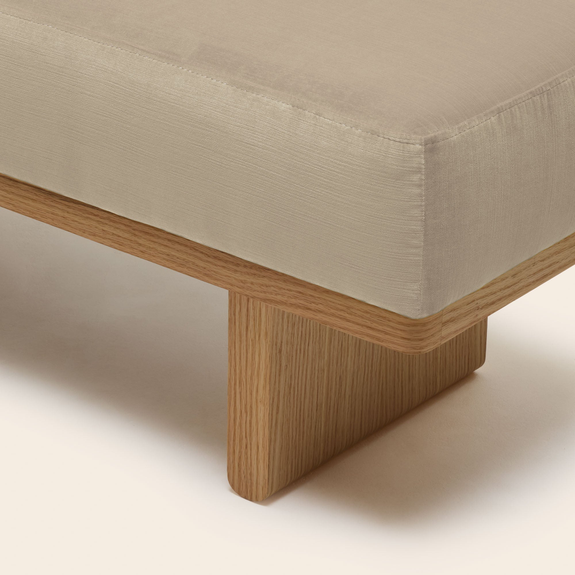 ANCA chique beige fluwelen bank