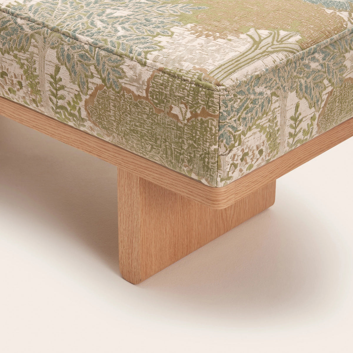 Banc ANCA alisia naturel et vert