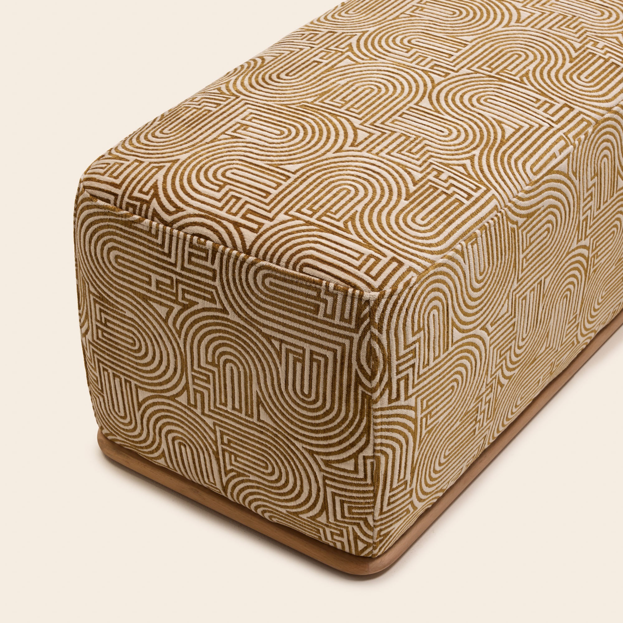 Panca ARNEL klark ecru e senape