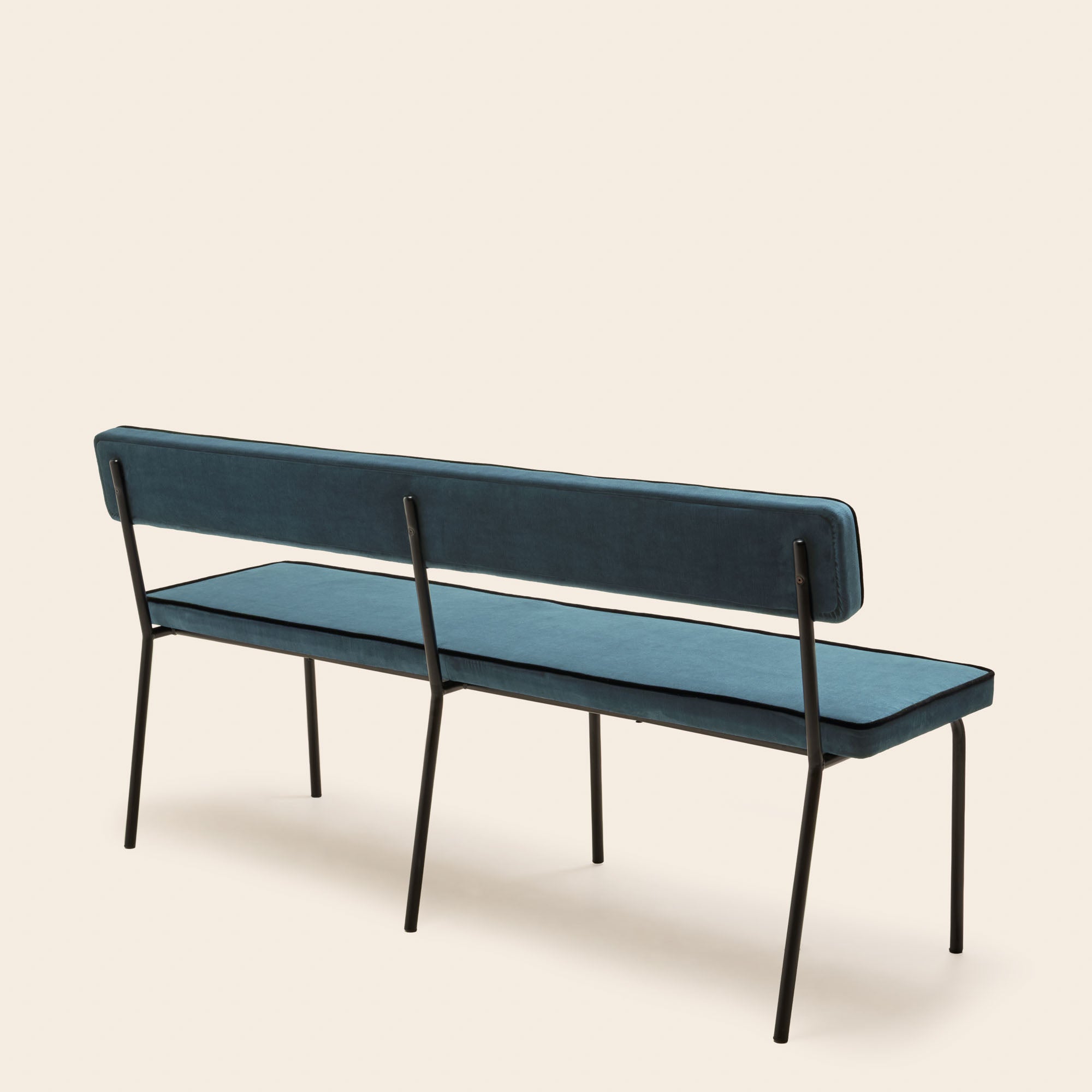 Banc YSABEAU dalila bleu de gris et noir