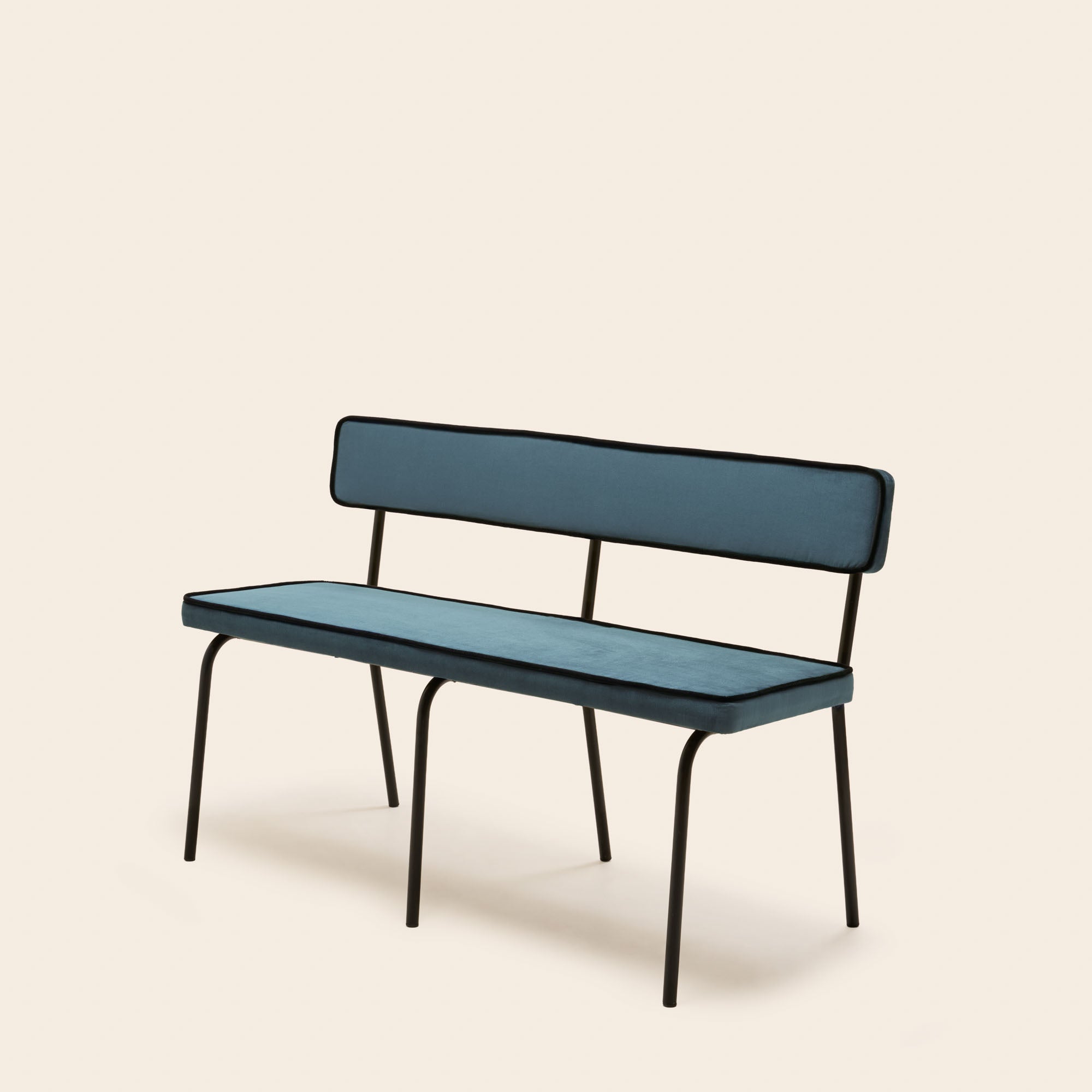 Banc YSABEAU dalila bleu de gris et noir