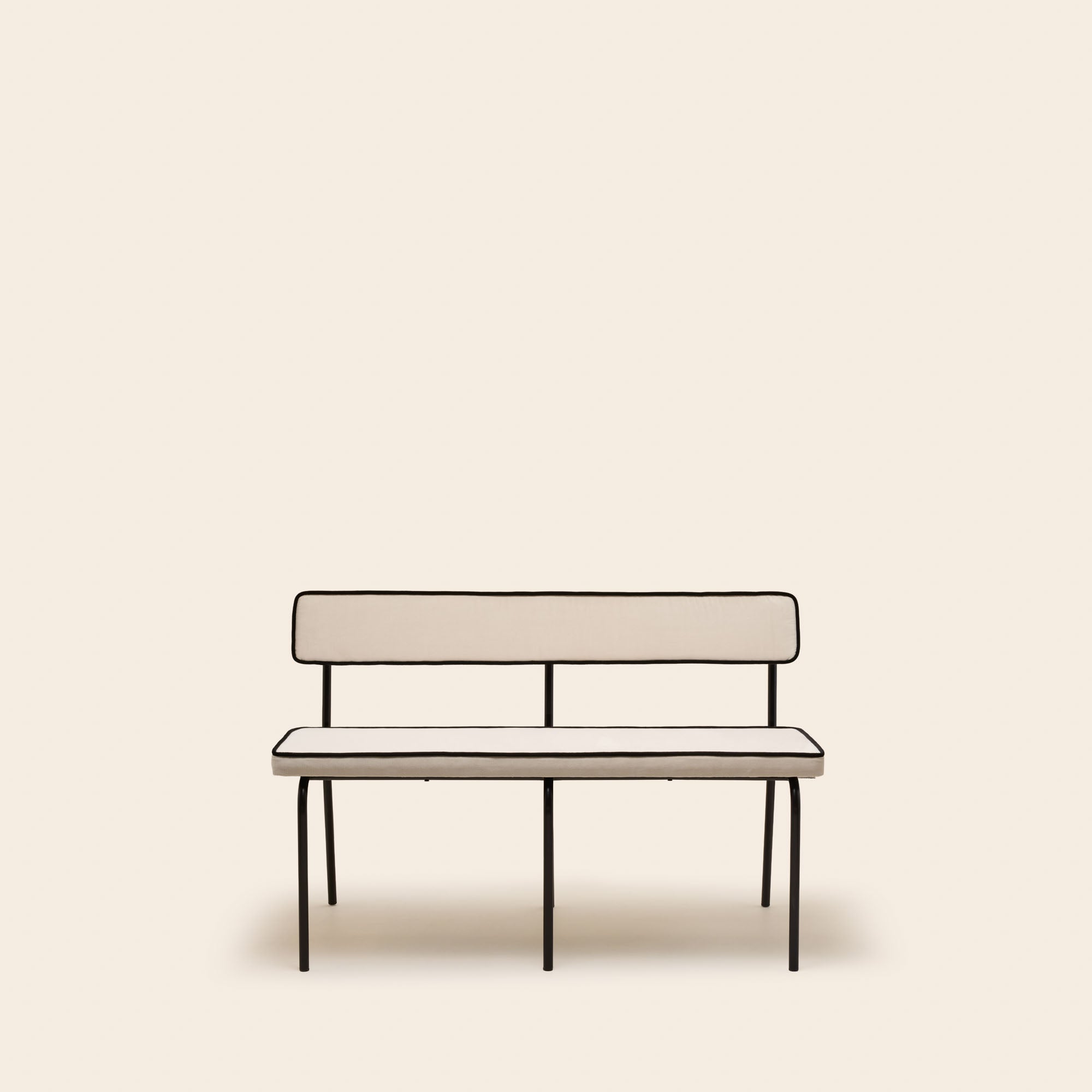 Banc YSABEAU dalila ivoire et noir
