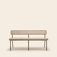 Banc YSABEAU dalila beige chic passepoil