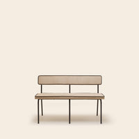 Banc YSABEAU dalila beige chic passepoil