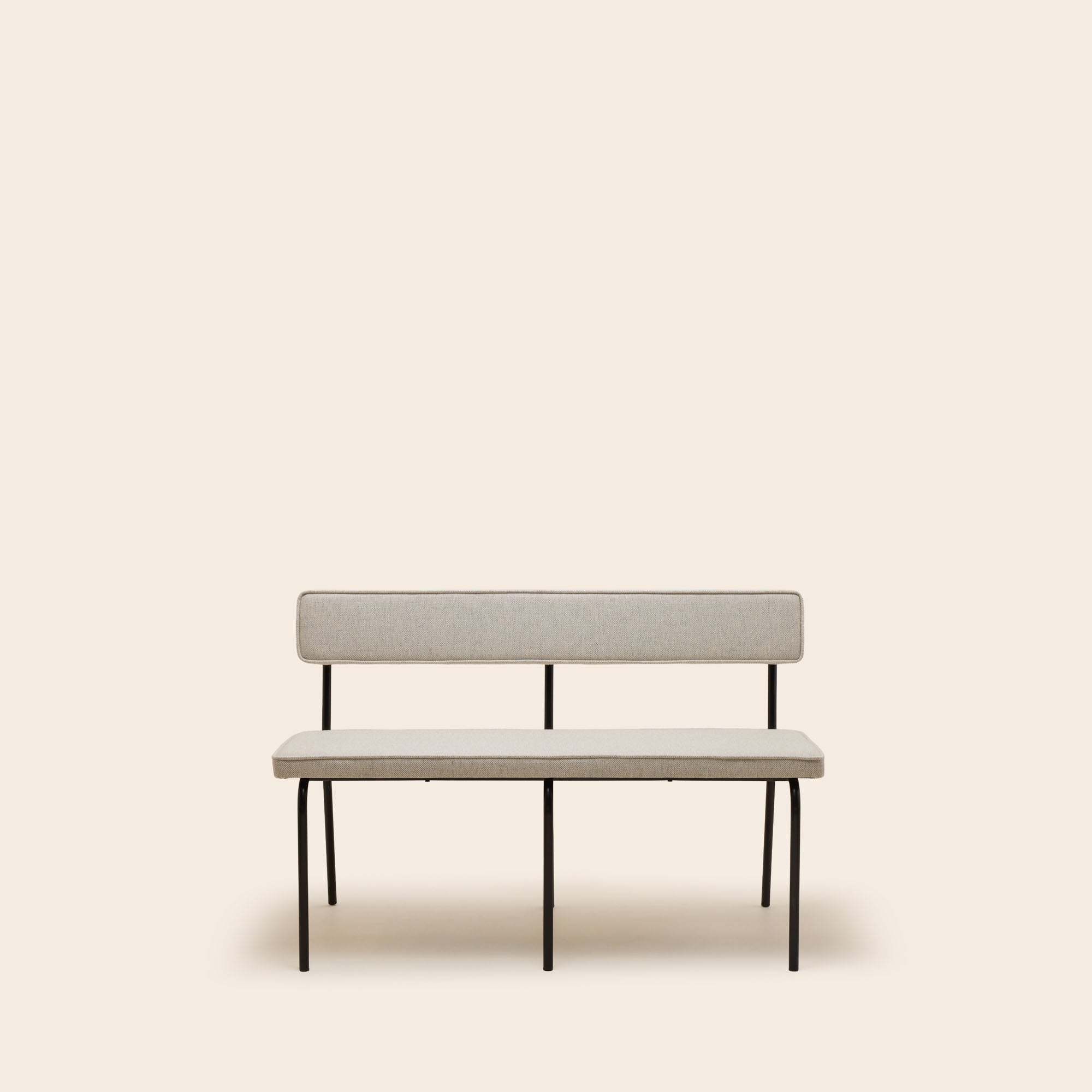 YSABEAU bench ecru gray mottled