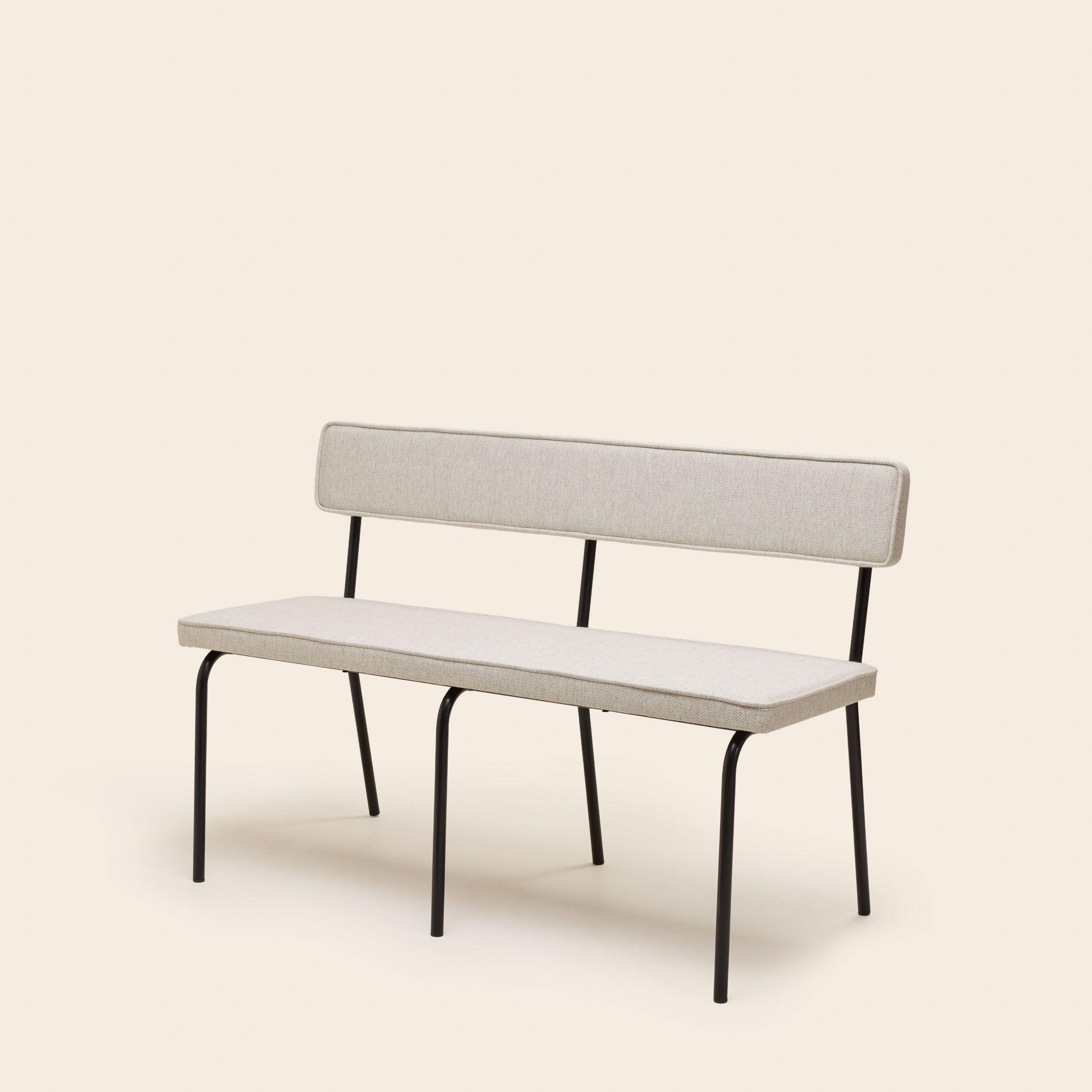 YSABEAU bench ecru gray mottled