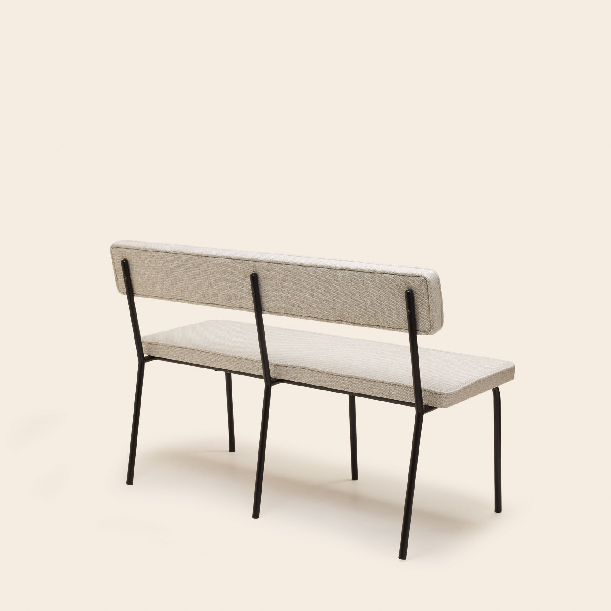YSABEAU bench ecru gray mottled