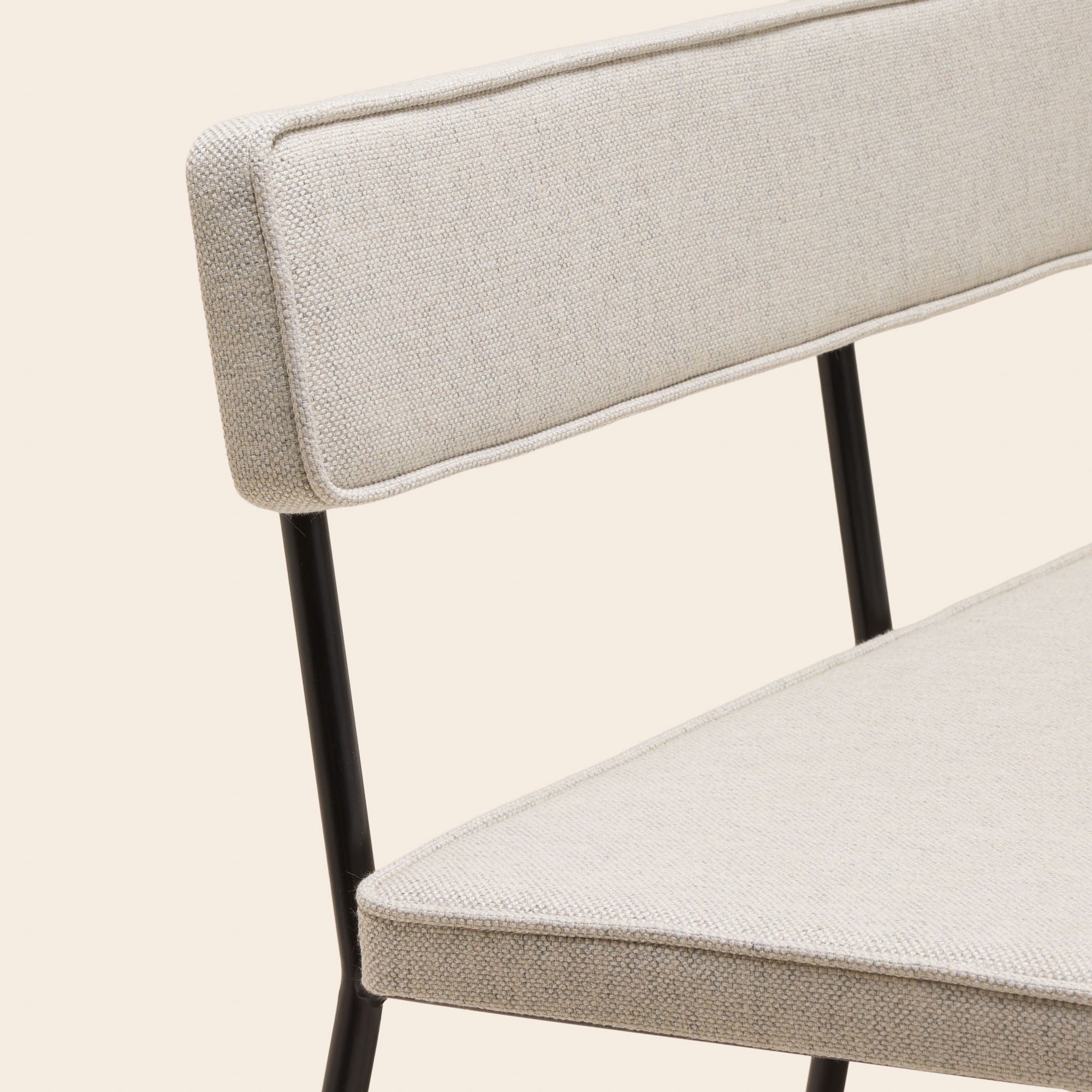 YSABEAU bench ecru gray mottled