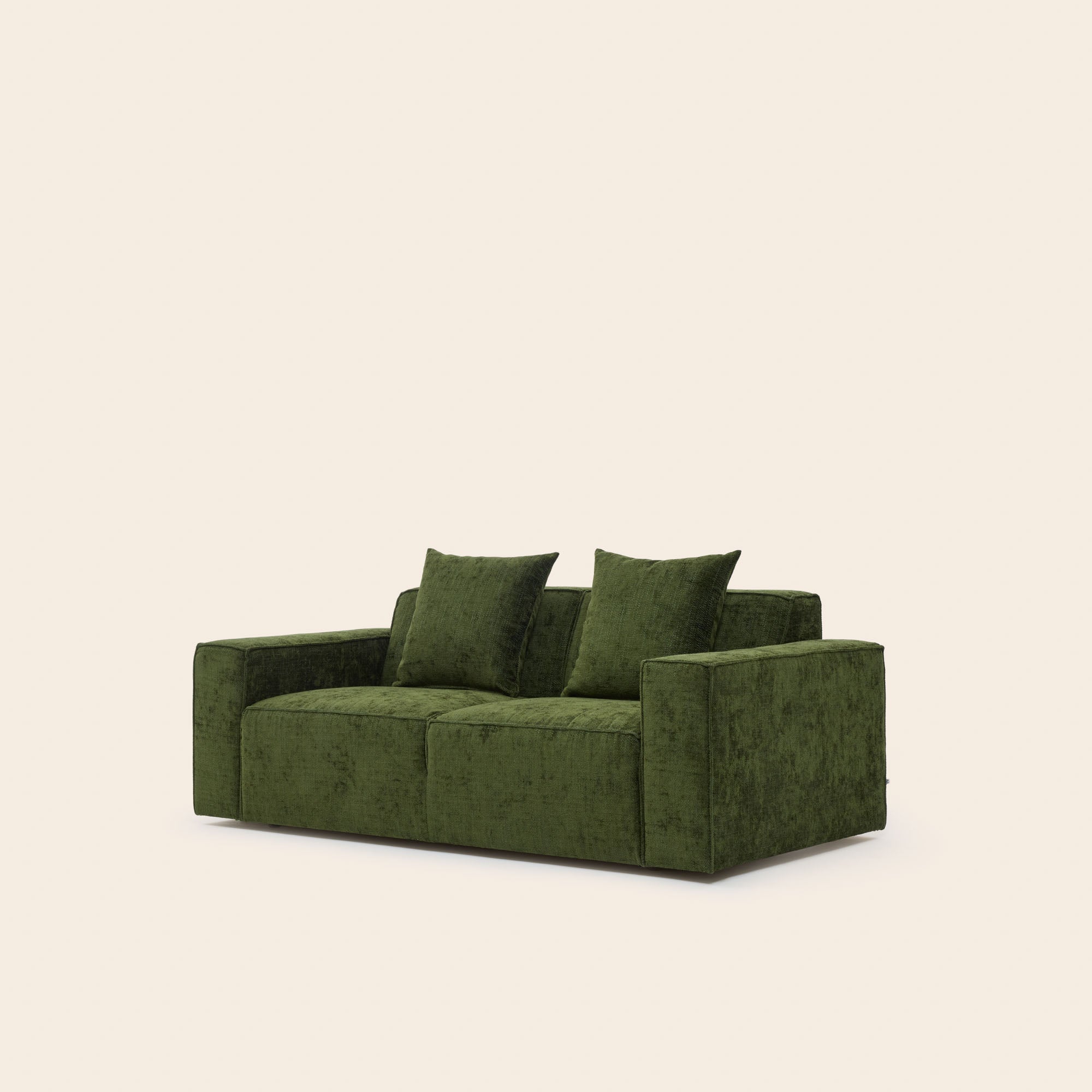 Canapé 2 places DYONIS vert olive