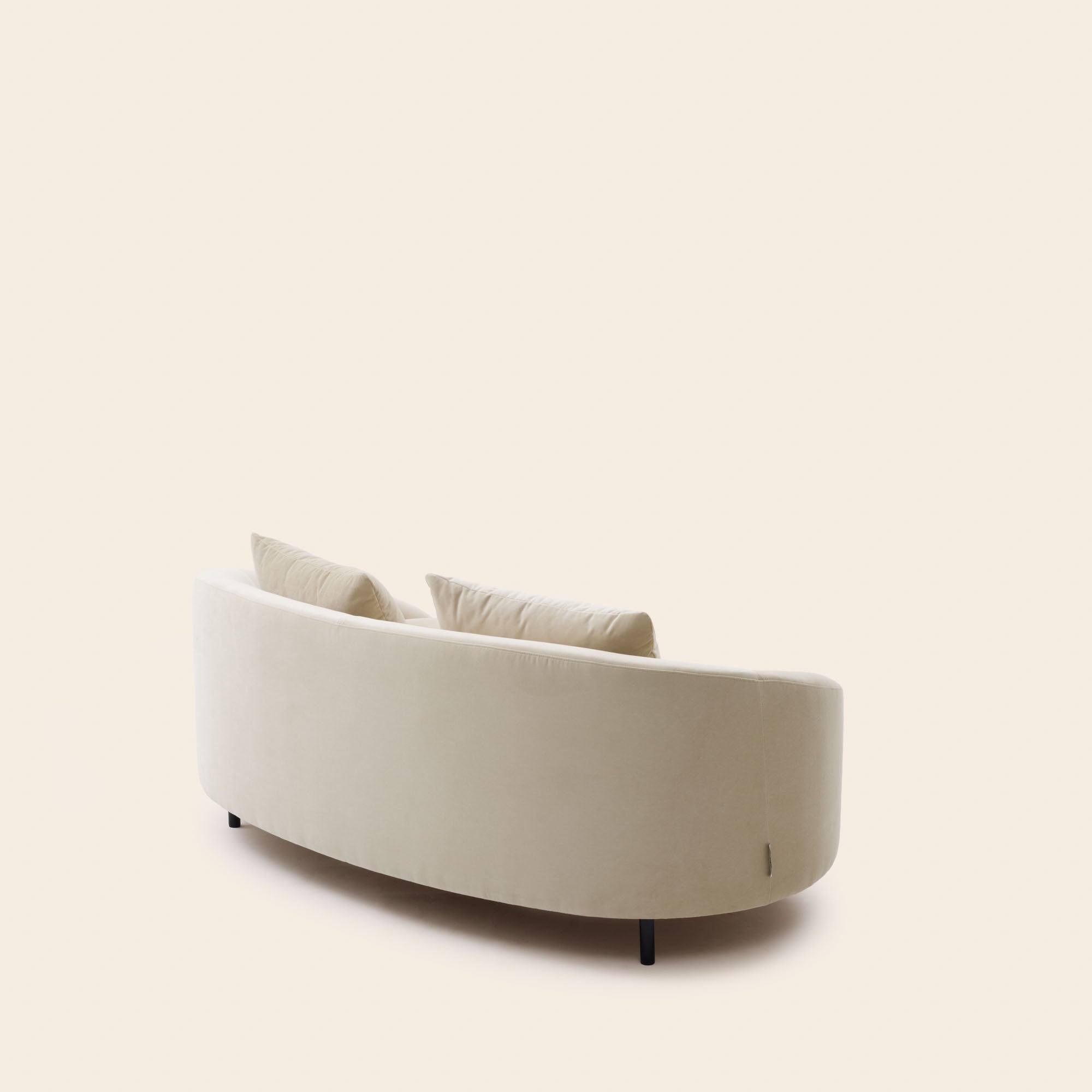 2-zitsbank JULIKA zacht zandfluweel