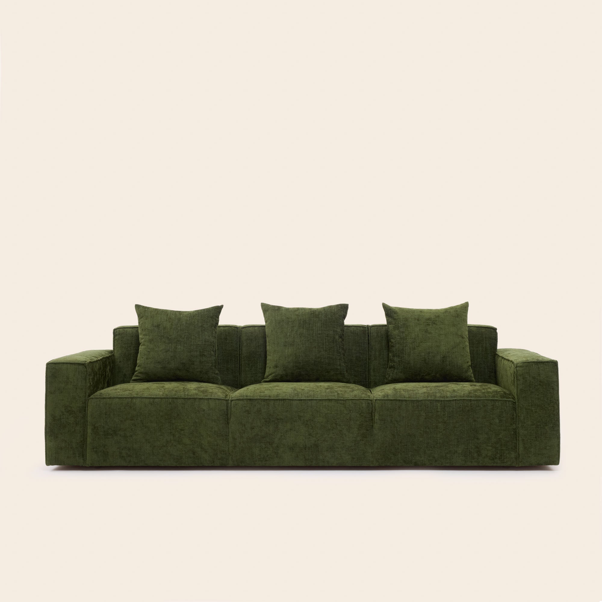 Divano 3 posti DYONIS verde oliva