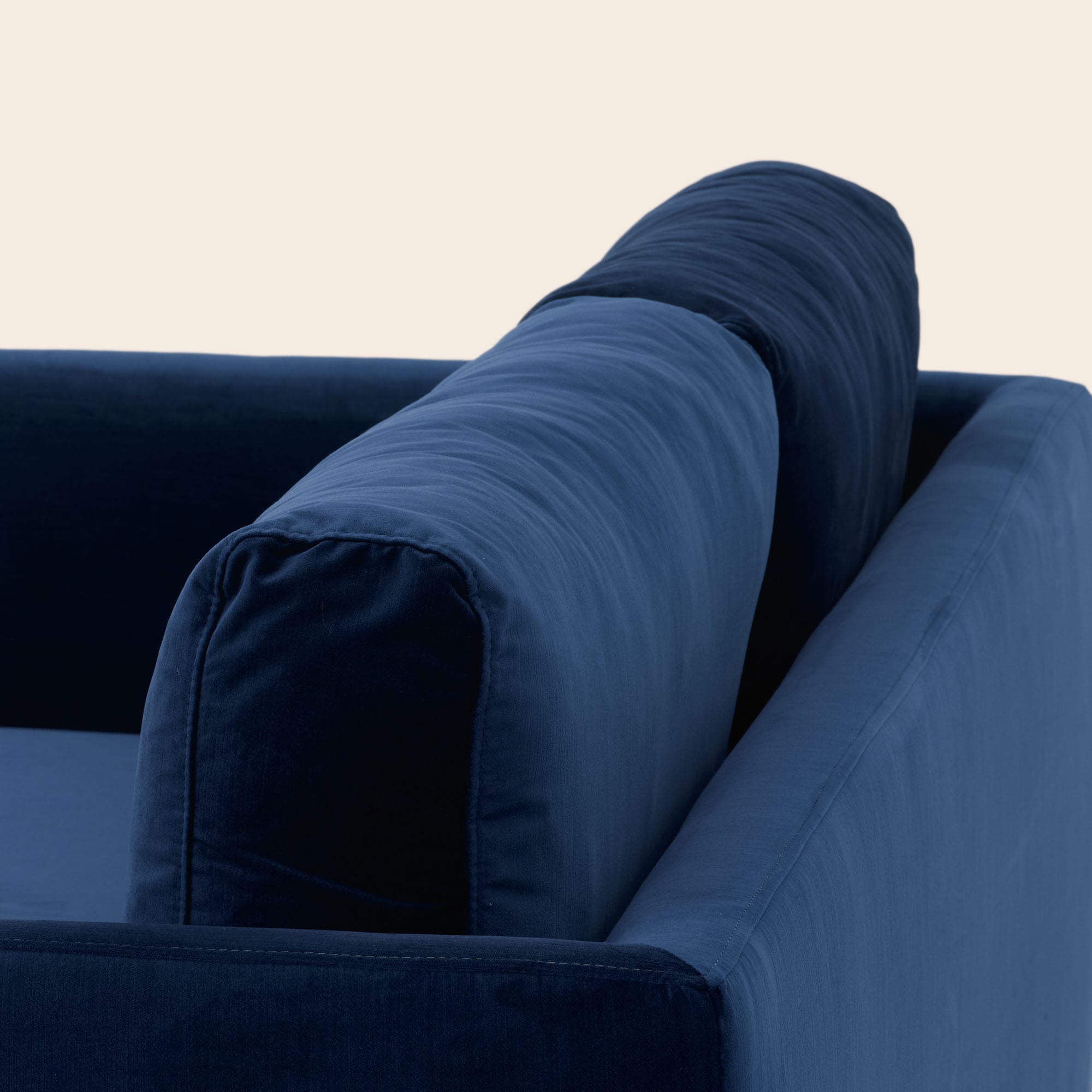 Divano 3 posti ODELLE velluto blu notte