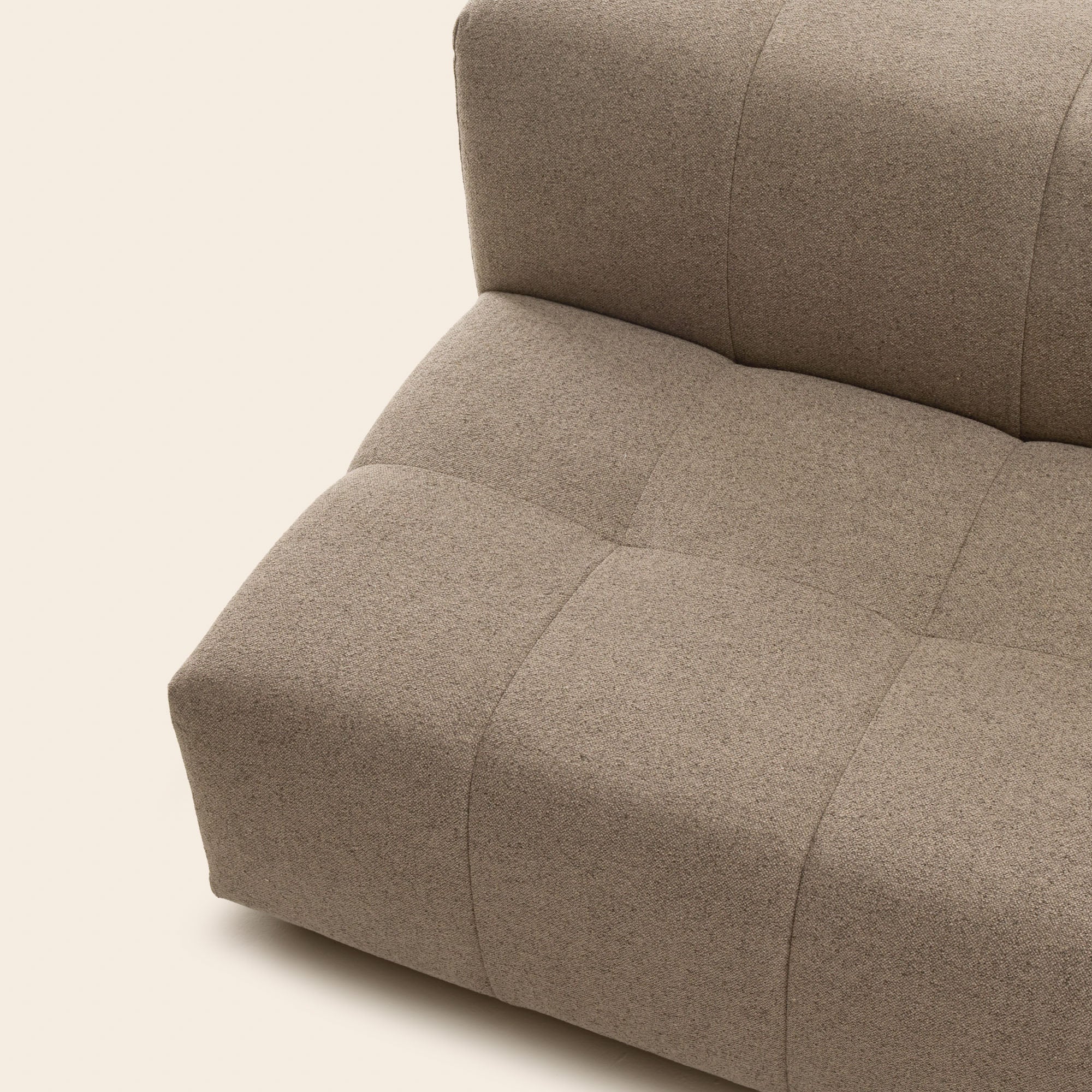 Canapé modulable accoudoir D UBERTO glory taupe
