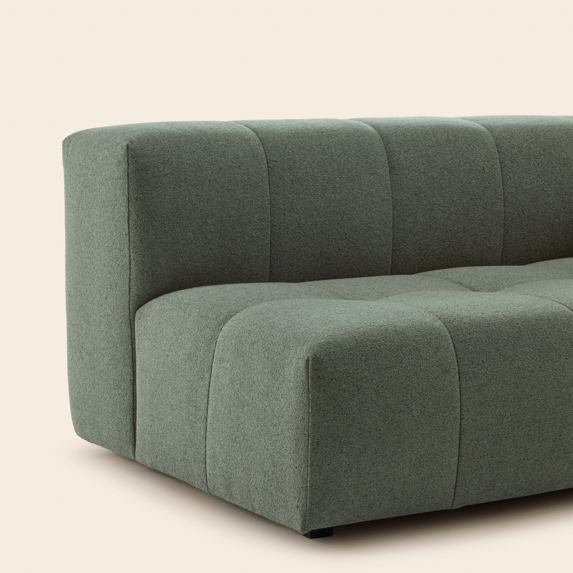 Canapé modulable accoudoir D UBERTO glory vert forêt