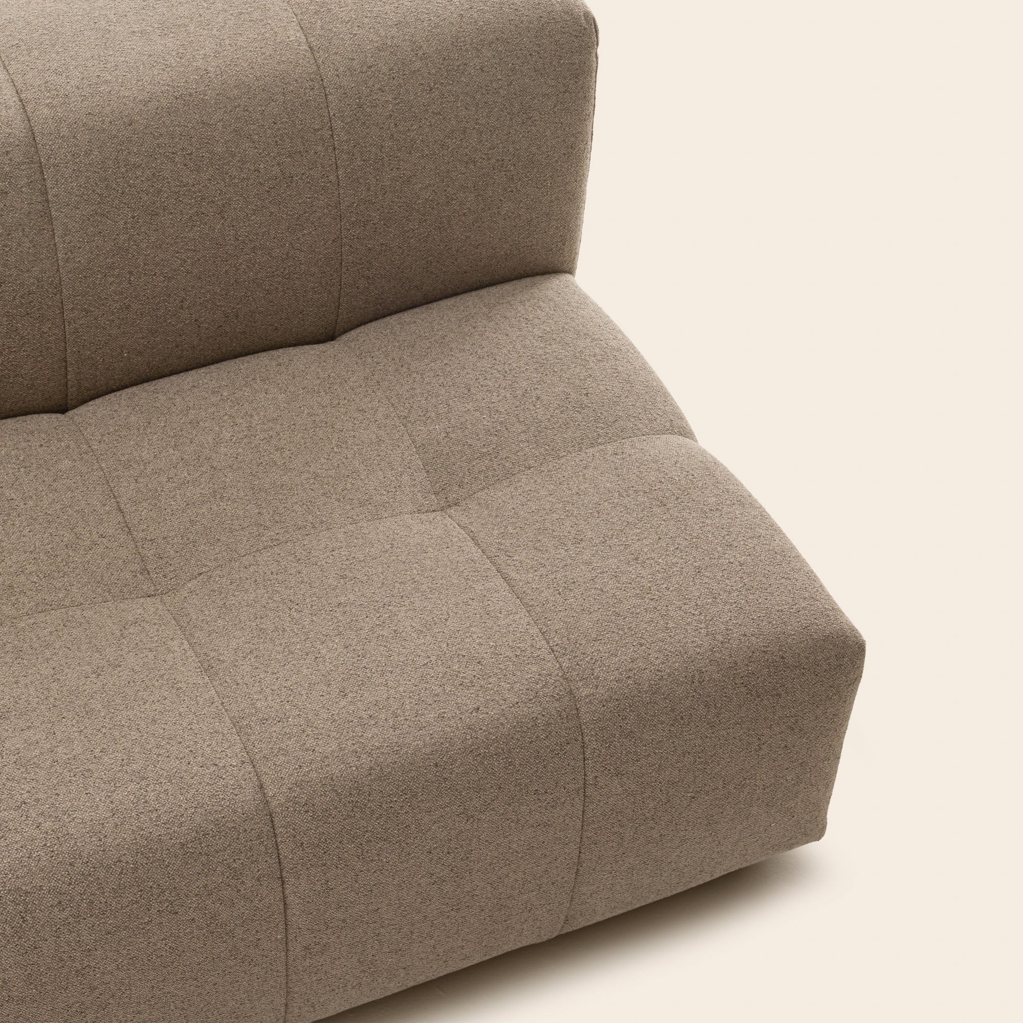 Canapé modulable accoudoir G UBERTO glory taupe