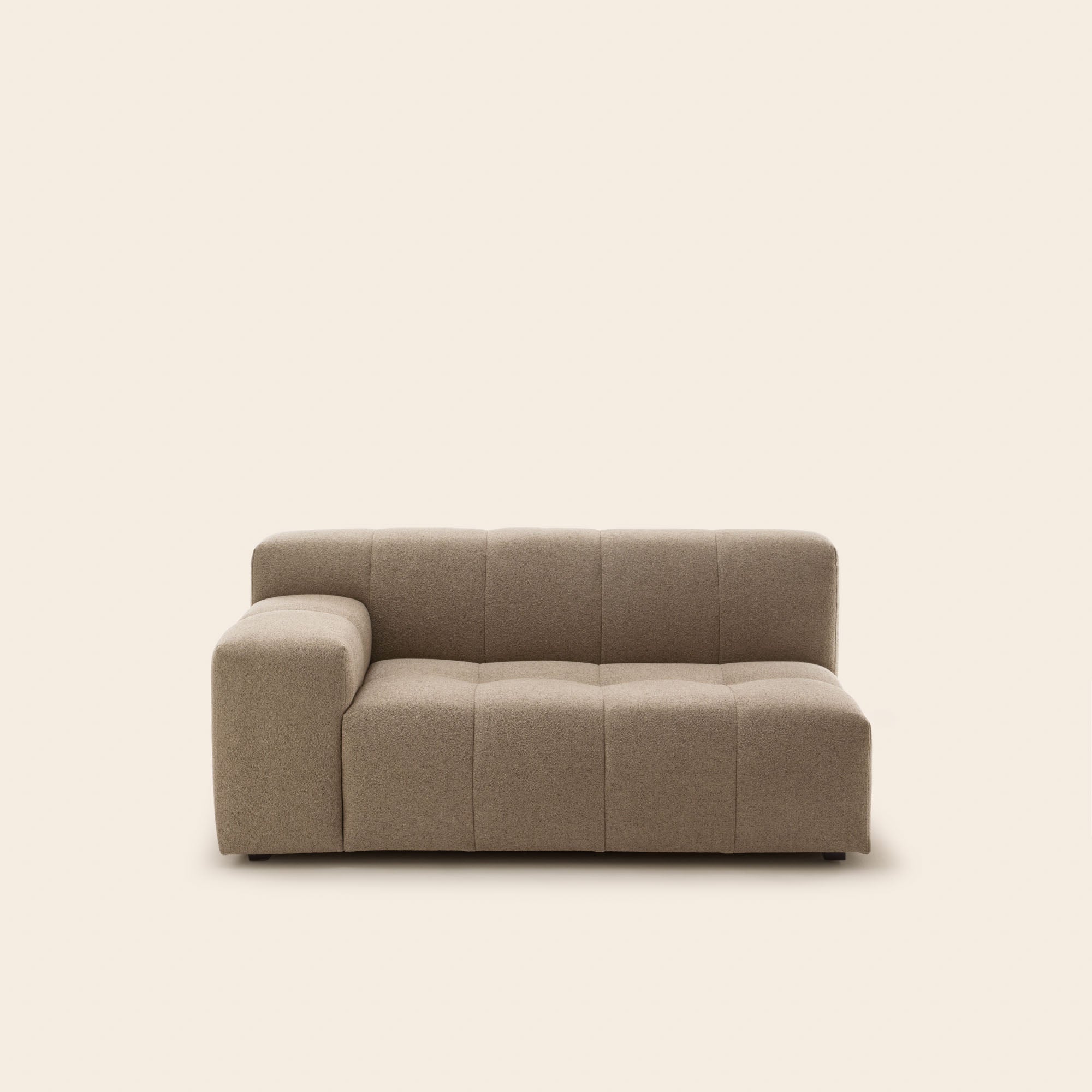 Canapé modulable accoudoir G UBERTO glory taupe