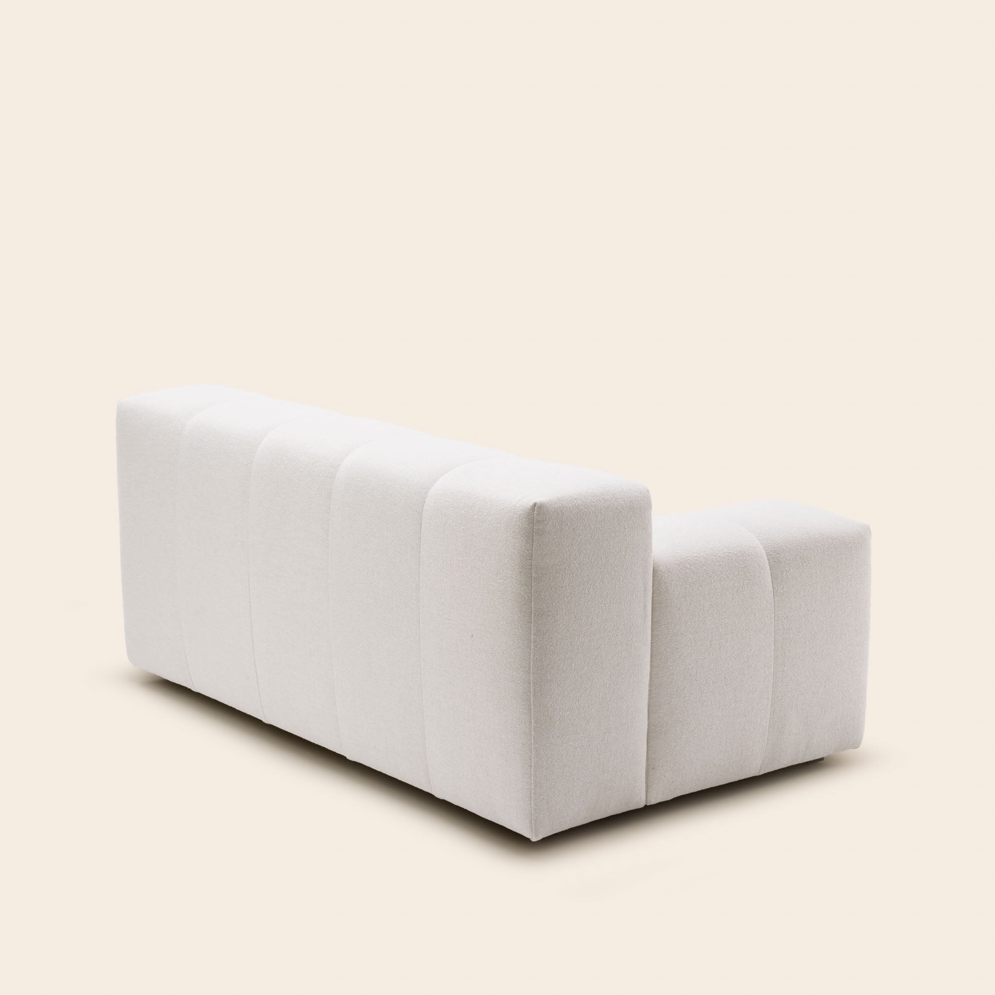 Canapé modulable accoudoir G UBERTO glory ivoire