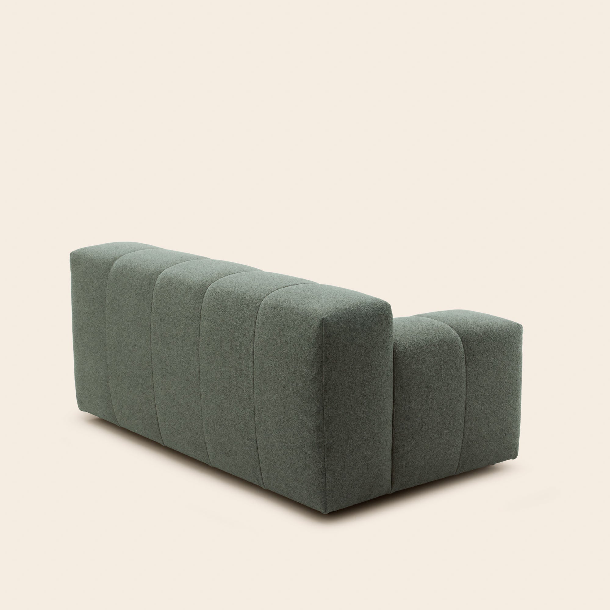 Canapé modulable accoudoir G UBERTO glory vert forêt