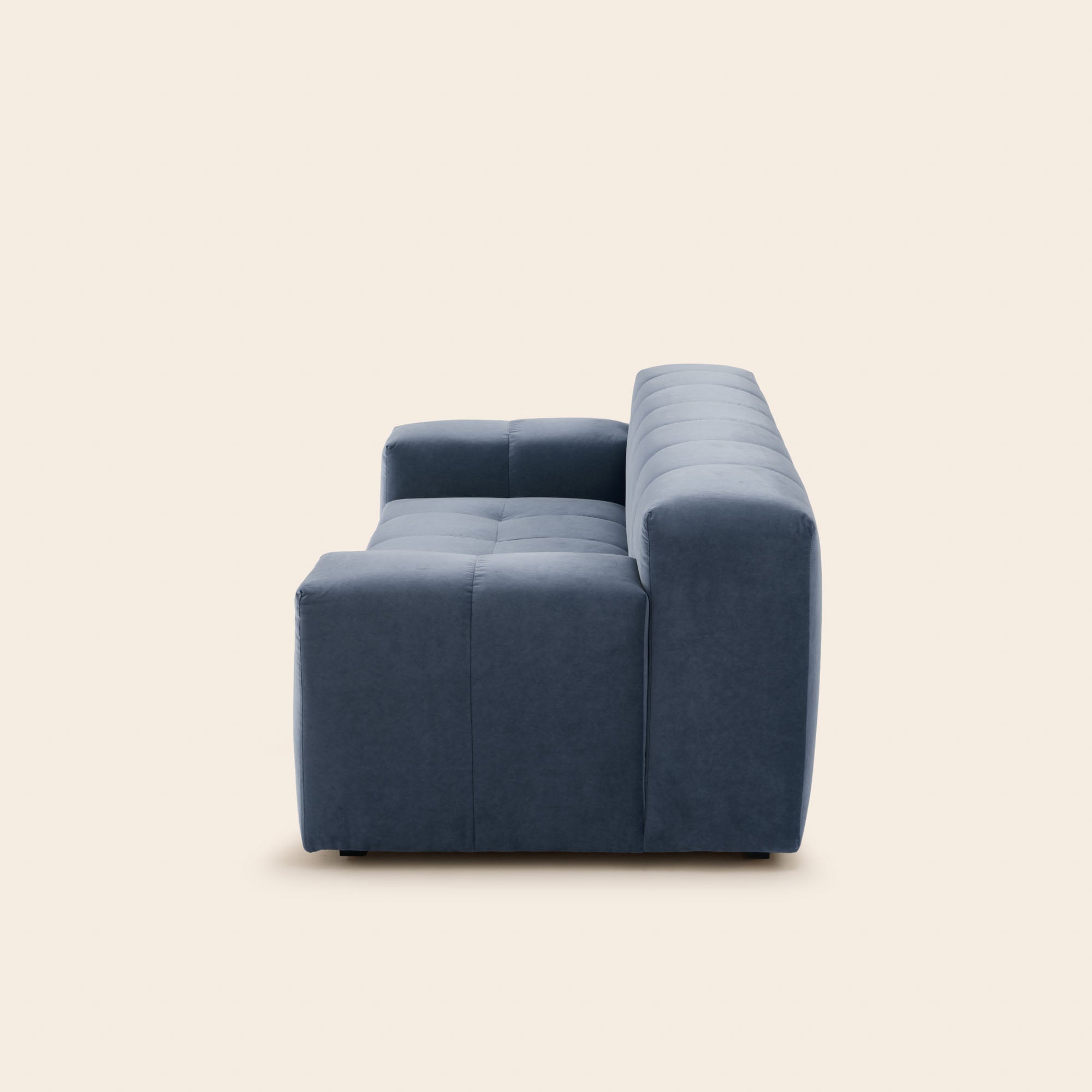 Canapé UBERTO opal bleu de gris