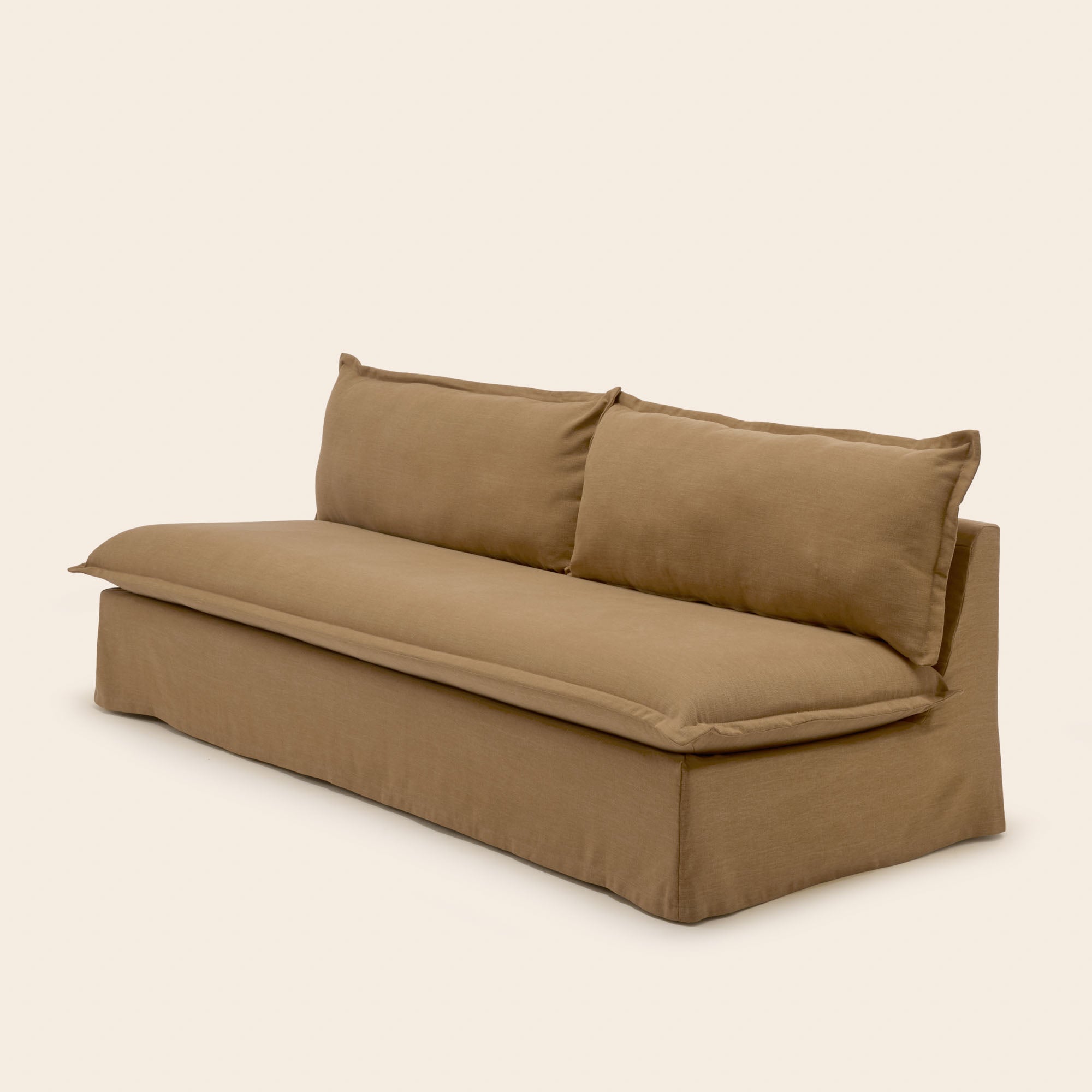 Banquette SALVINA barbate brun chaud