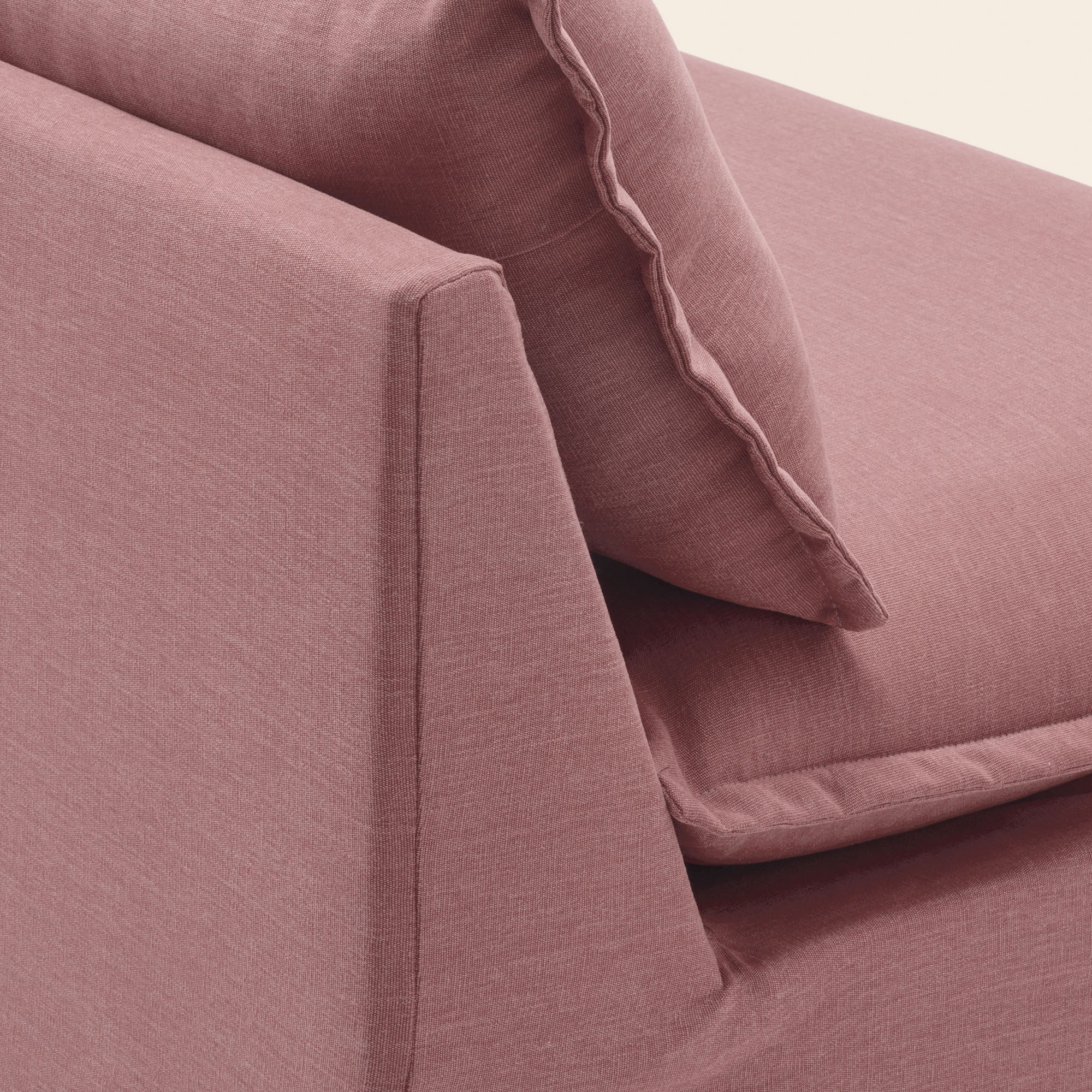 Banquette SALVINA barbate rose ancien