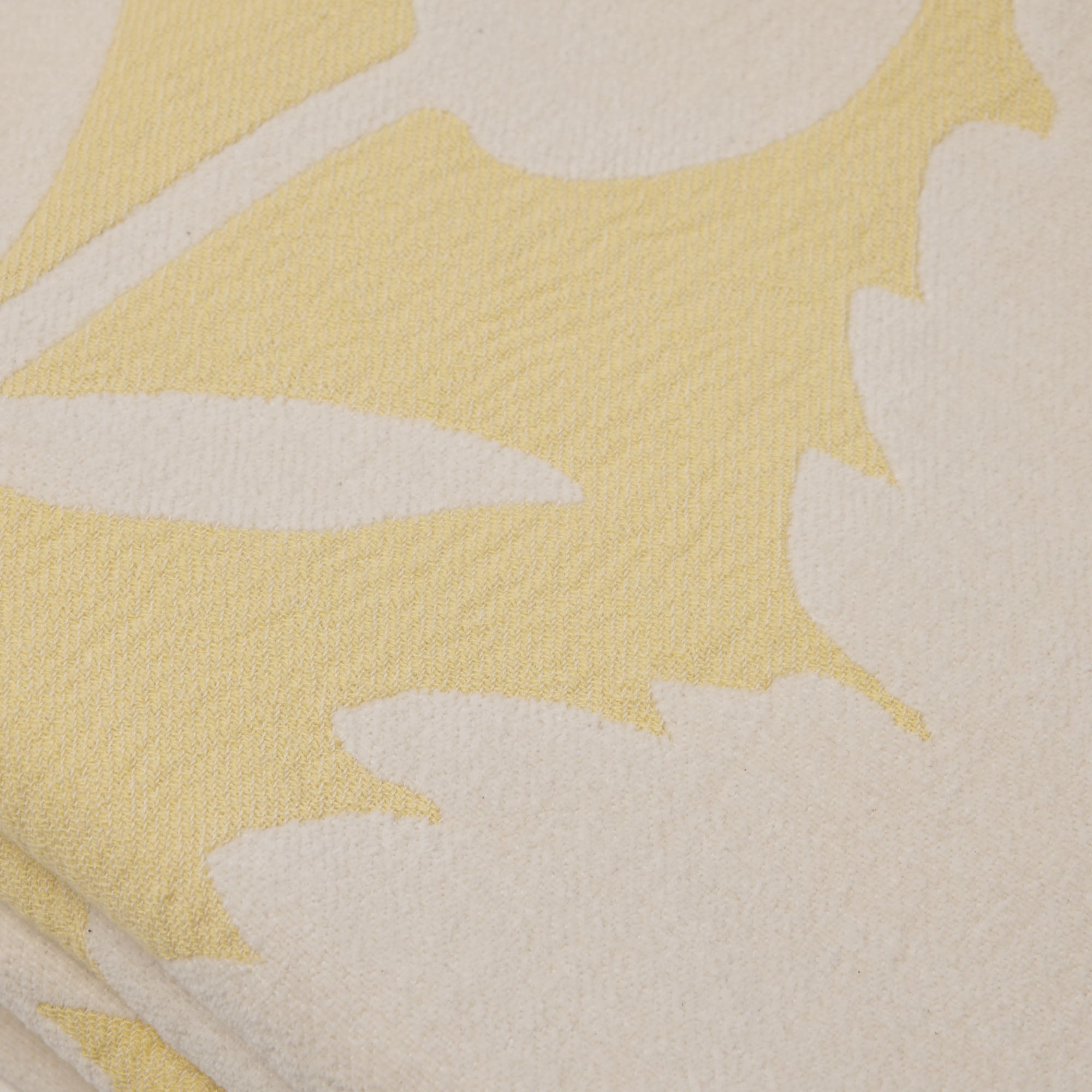 FLAURIA ivoorkleurige en pastelgele sprei