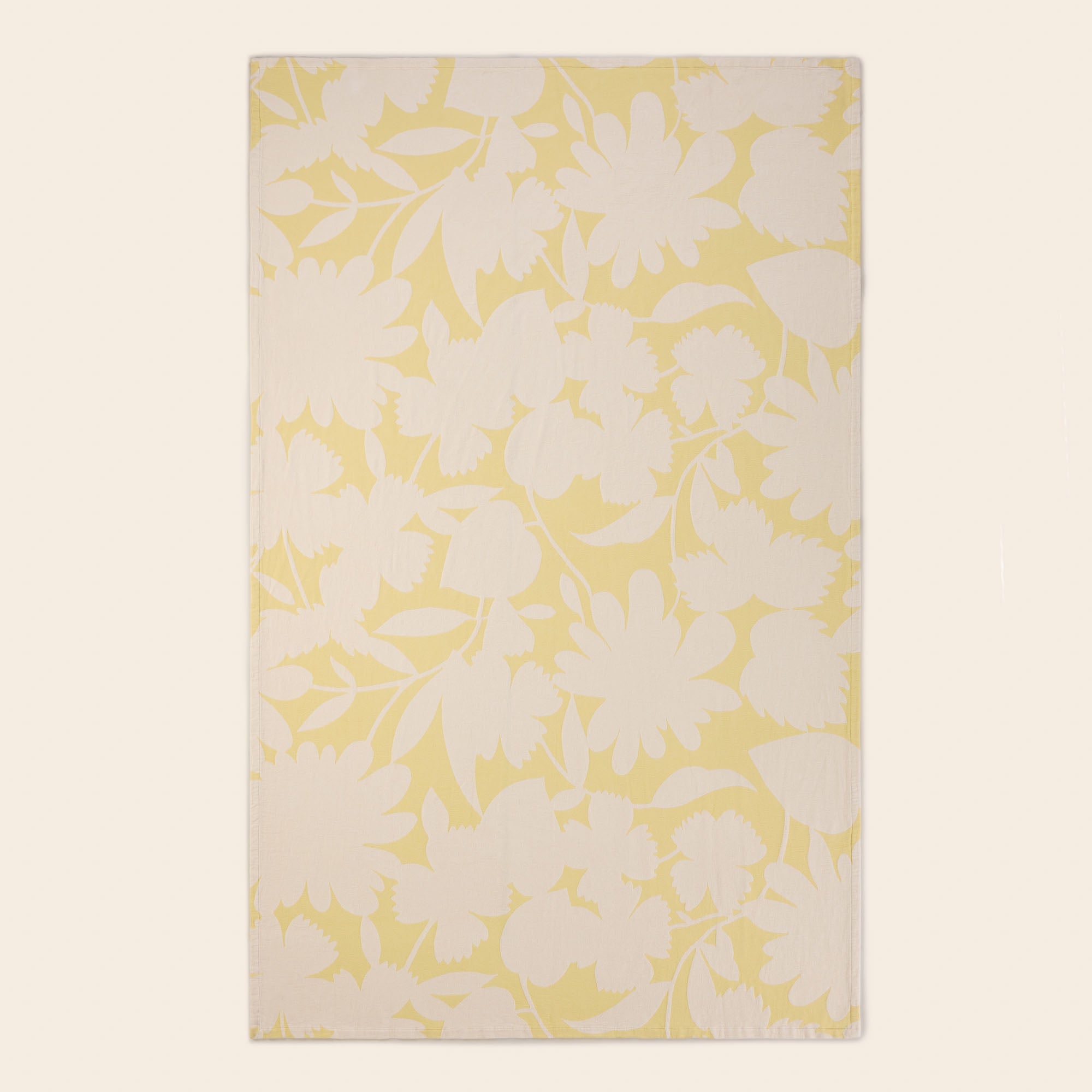 FLAURIA ivoorkleurige en pastelgele sprei