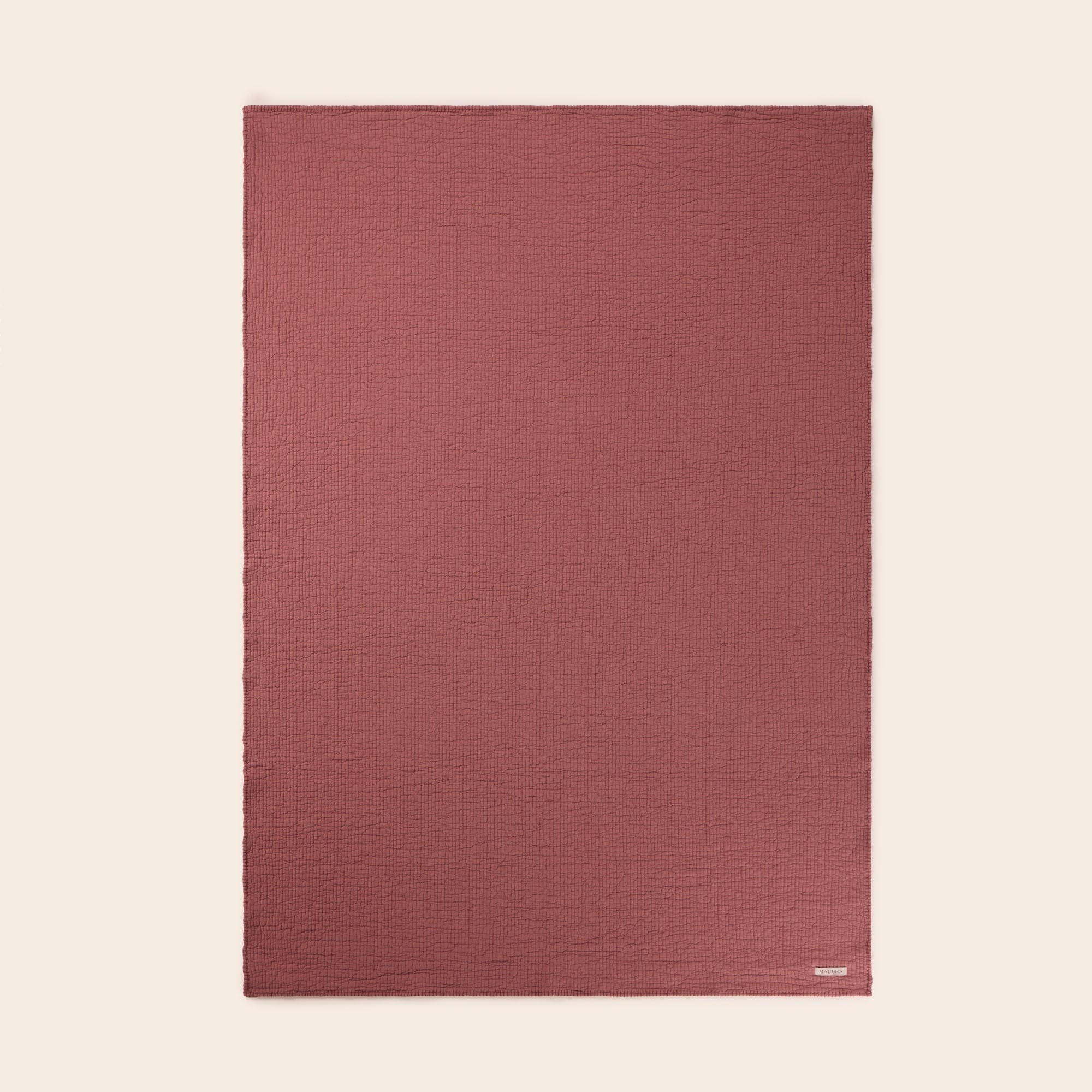 ILARIO terracotta en Sint-jakobsschelp sprei