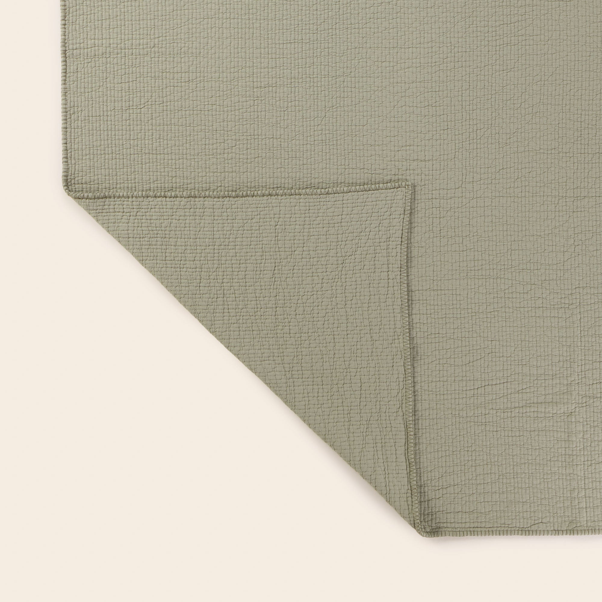 Couvre-lit ILARIO sauge et feston