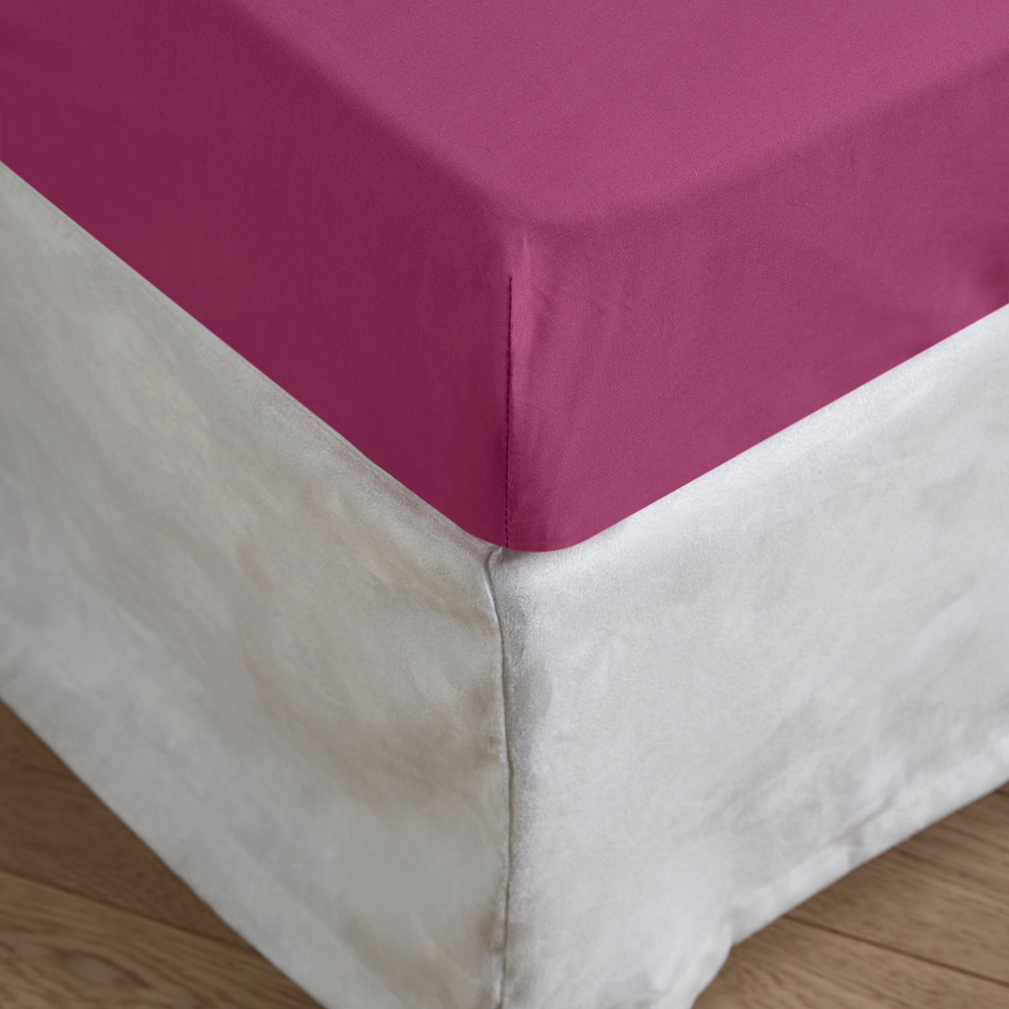 SQUARE hoeslaken Donkerpaars