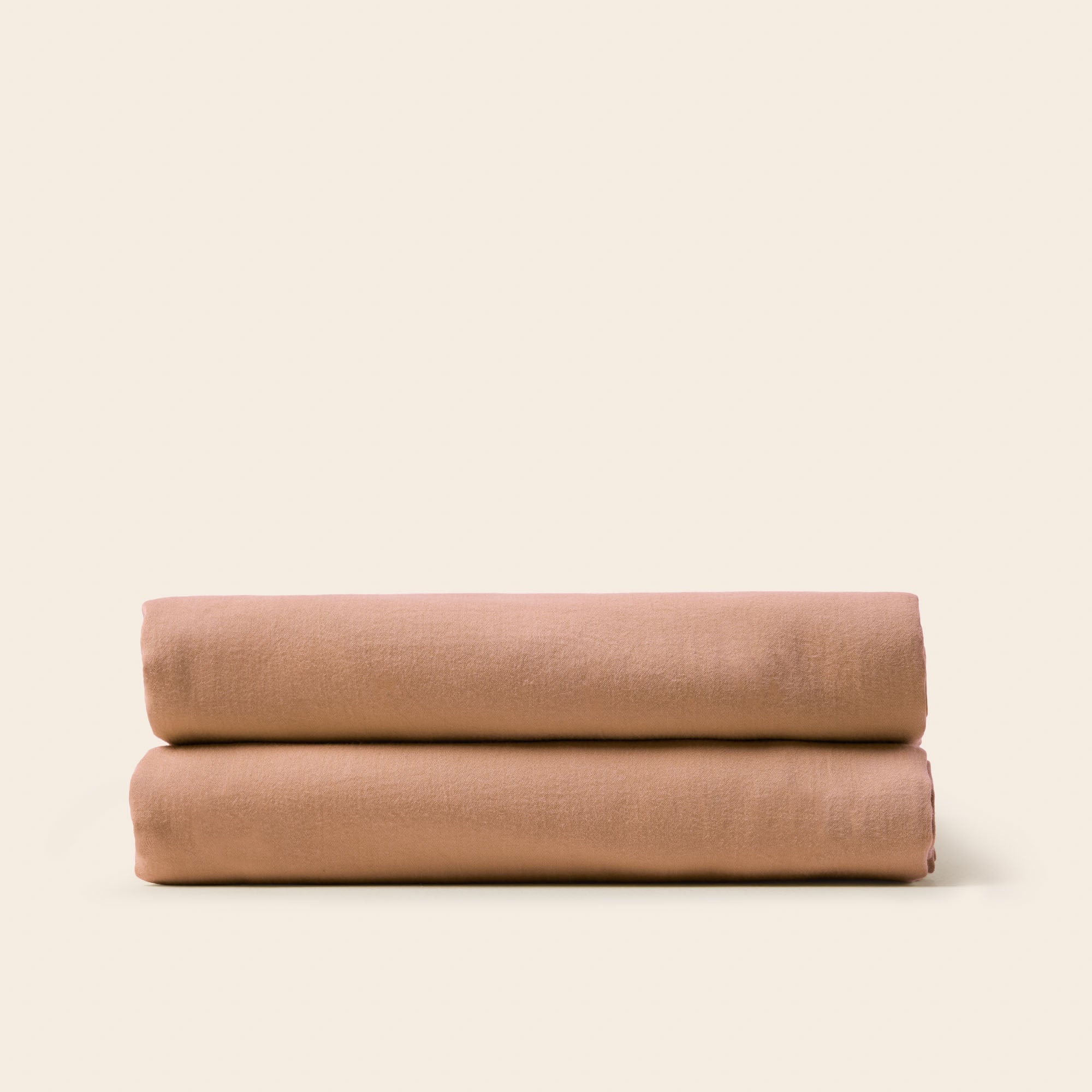 Drap plat SATHEENE terrarosa