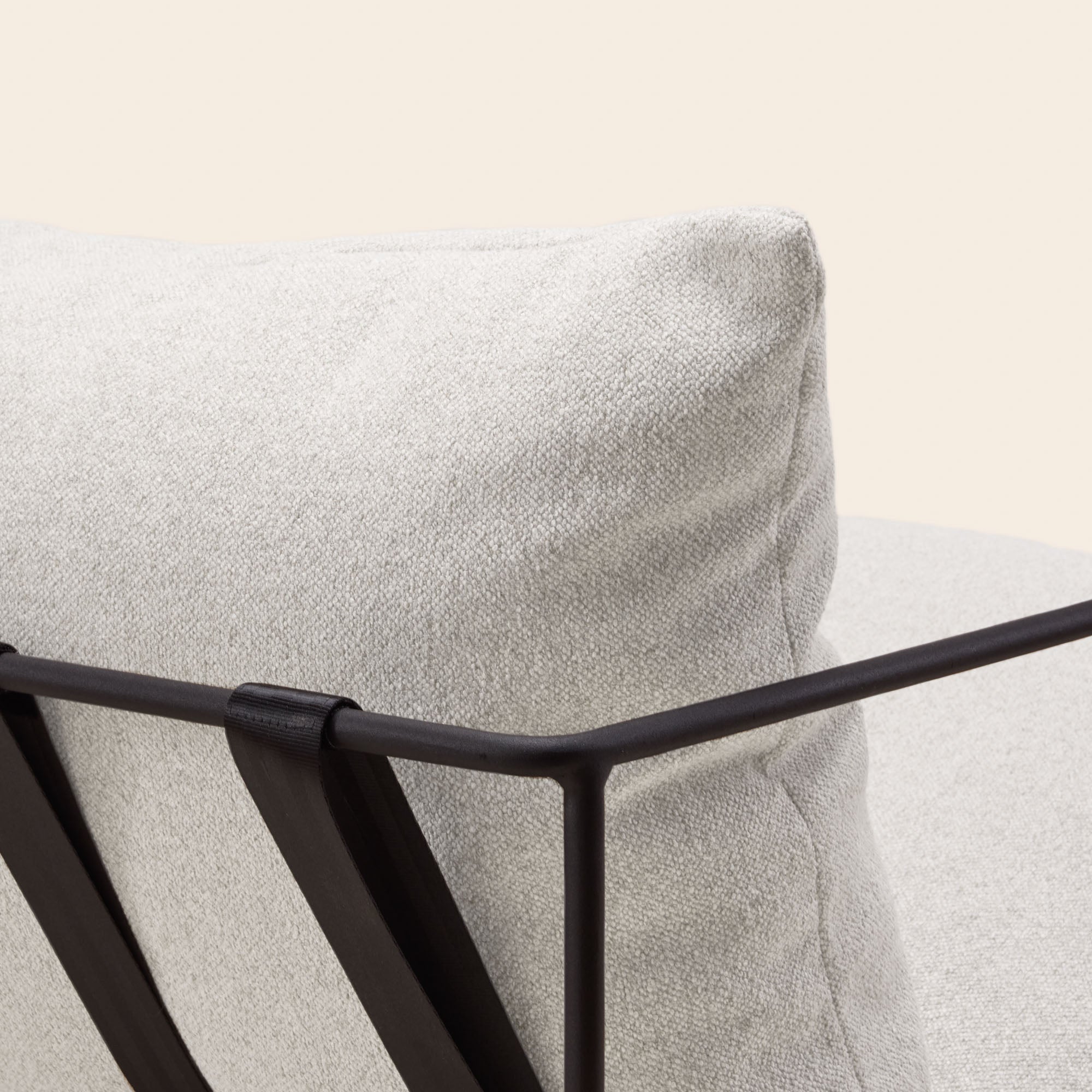 Fauteuil ALCENO glory ivoire