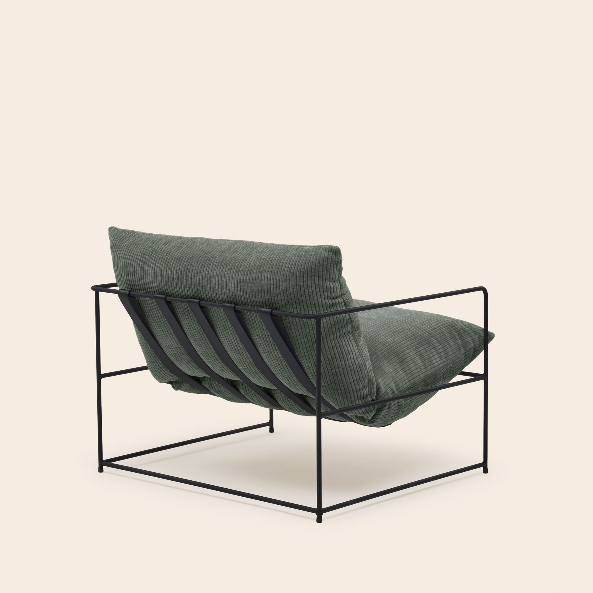 Fauteuil ALCENO racer kaki grisé