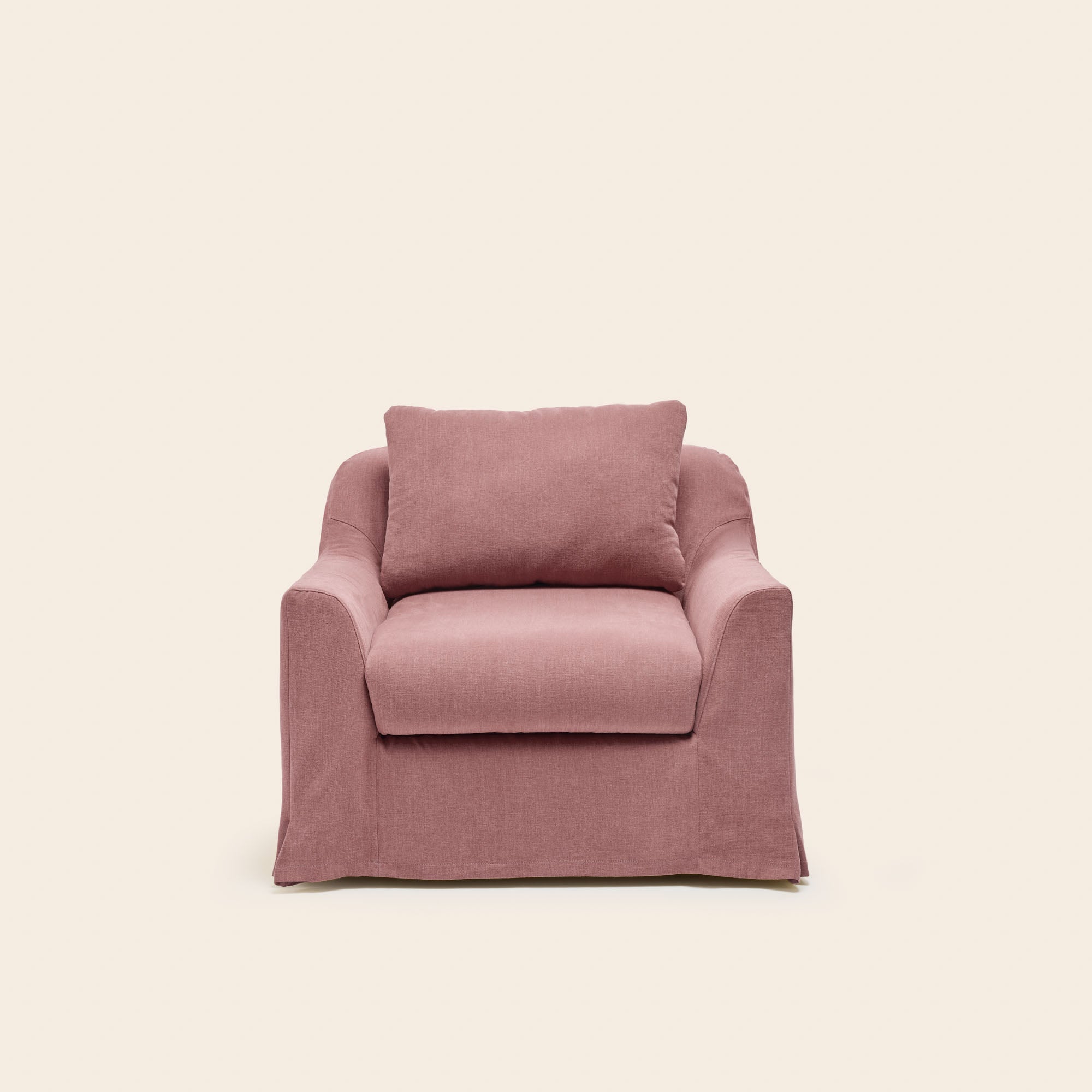CLARIBEL Sessel altrosa Canvas