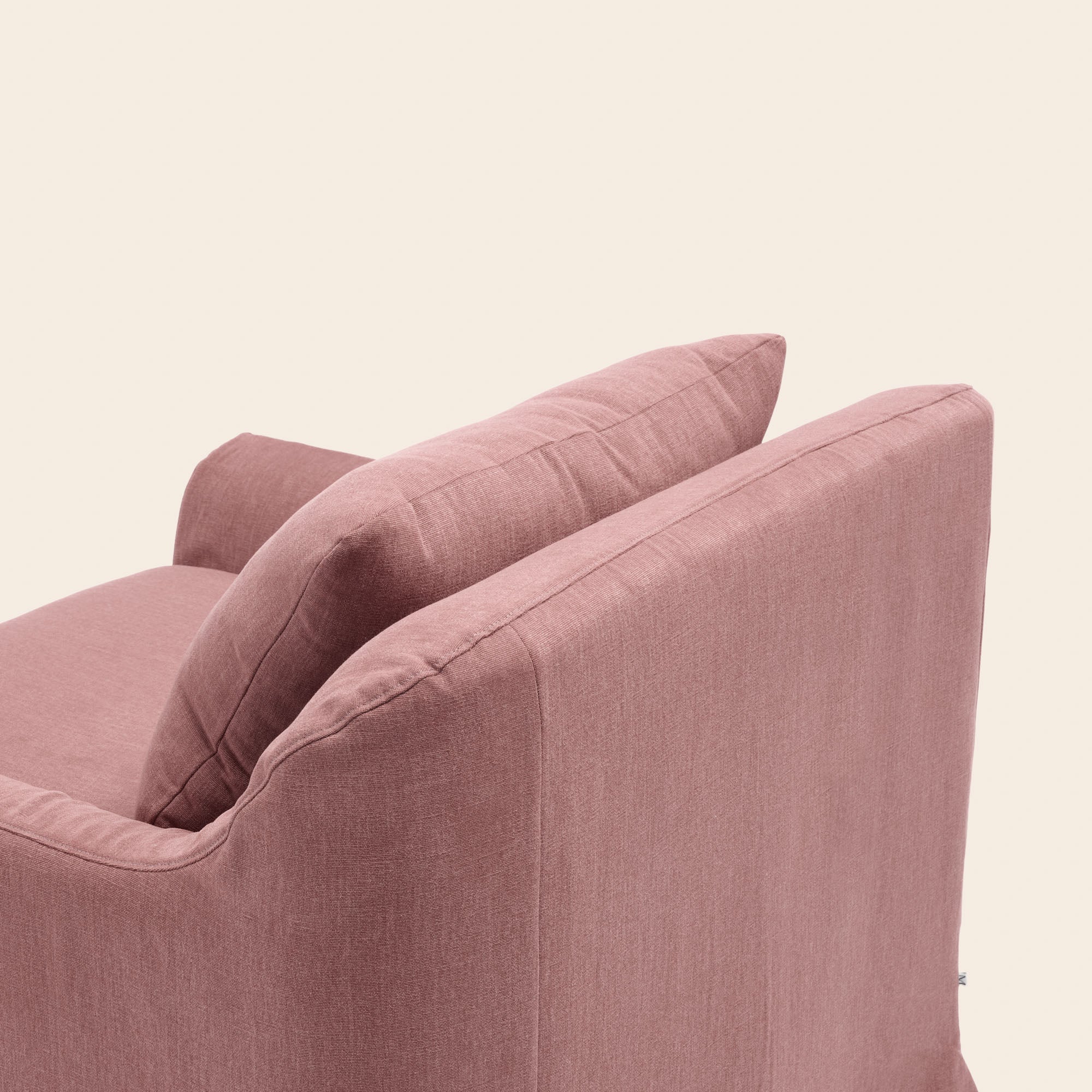 CLARIBEL Sessel altrosa Canvas