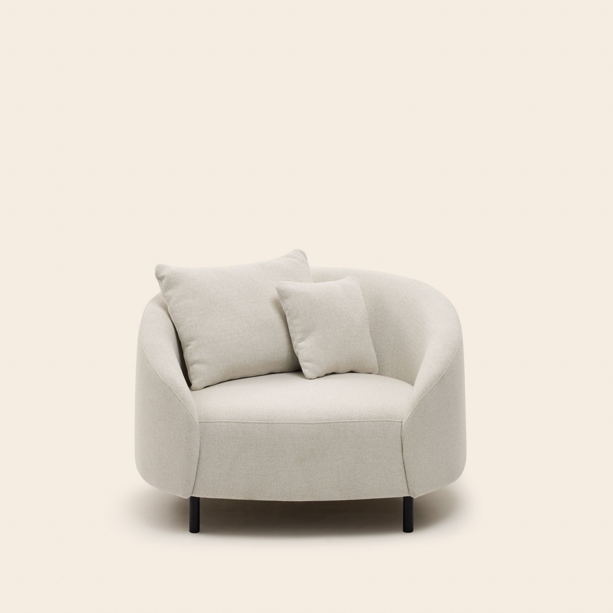 Fauteuil JULIKA glory ivoire