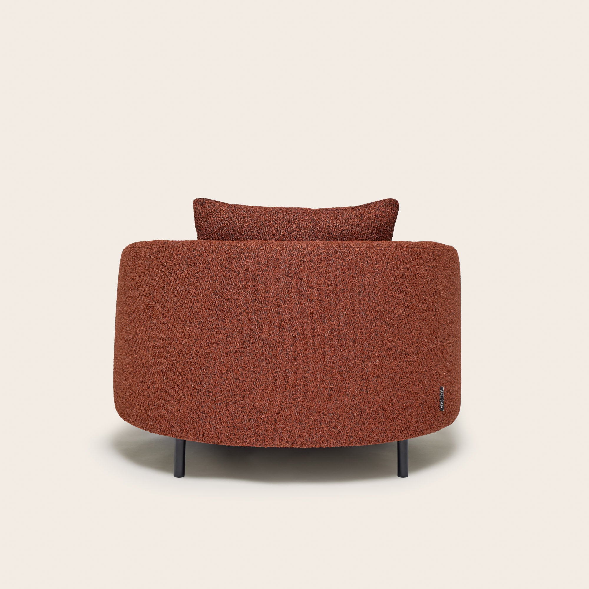 Fauteuil JULIKA orange brûlée