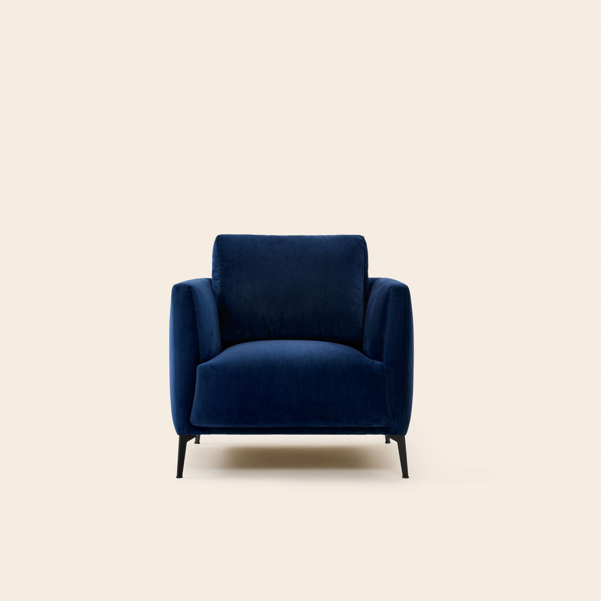 Poltroncina ODELLE in velluto blu notte