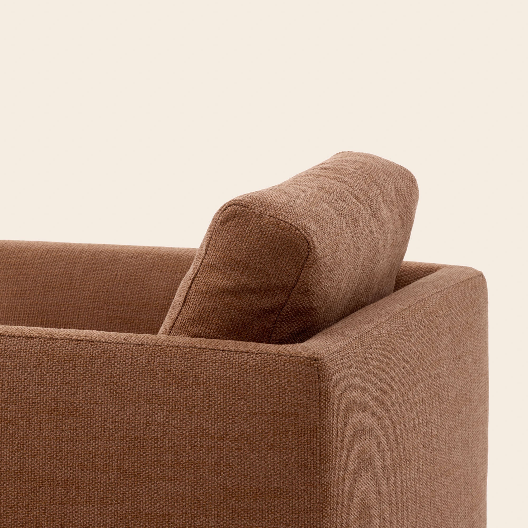 ODELLE fauteuil met rood mandpatroon