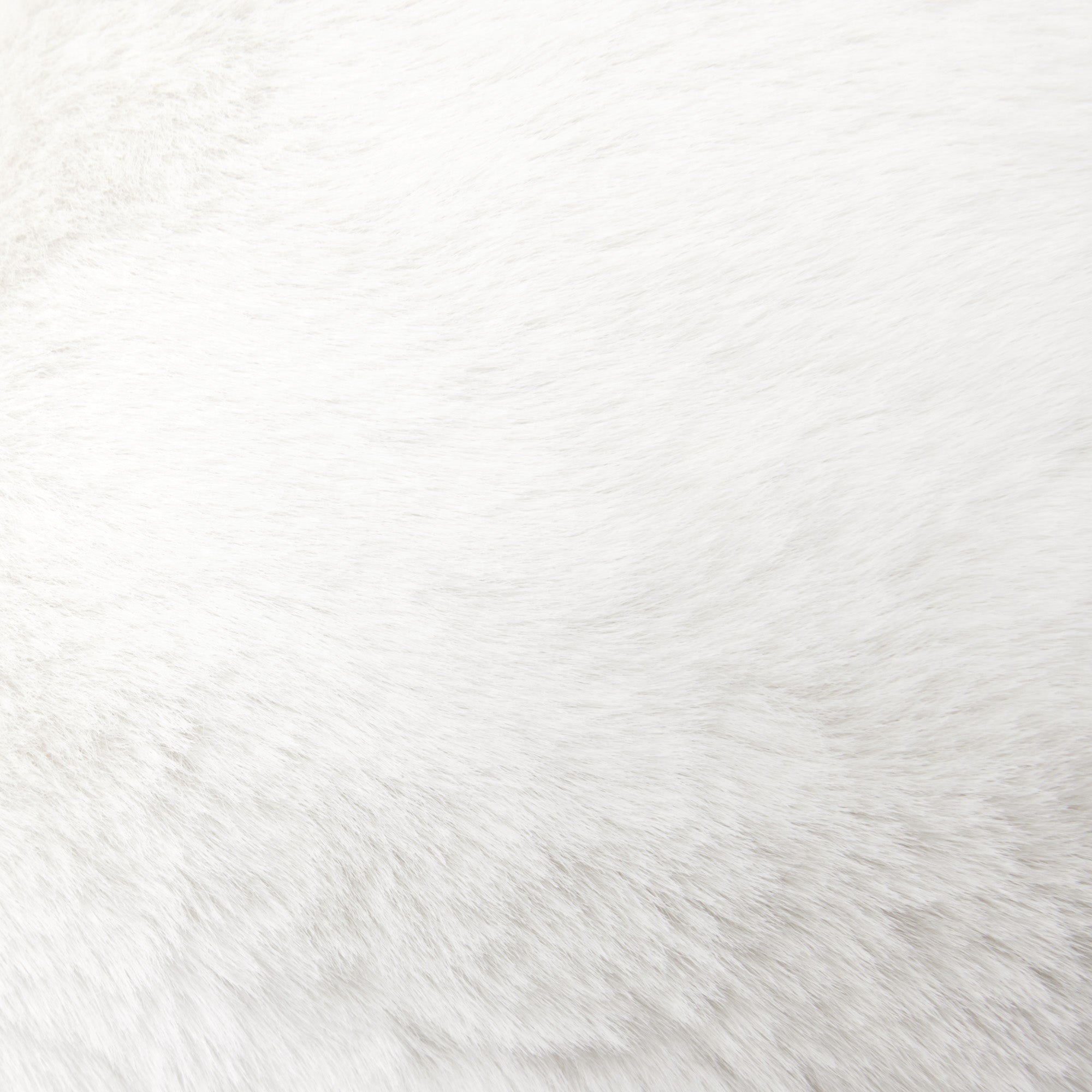 BIANCA white ermine cushion cover