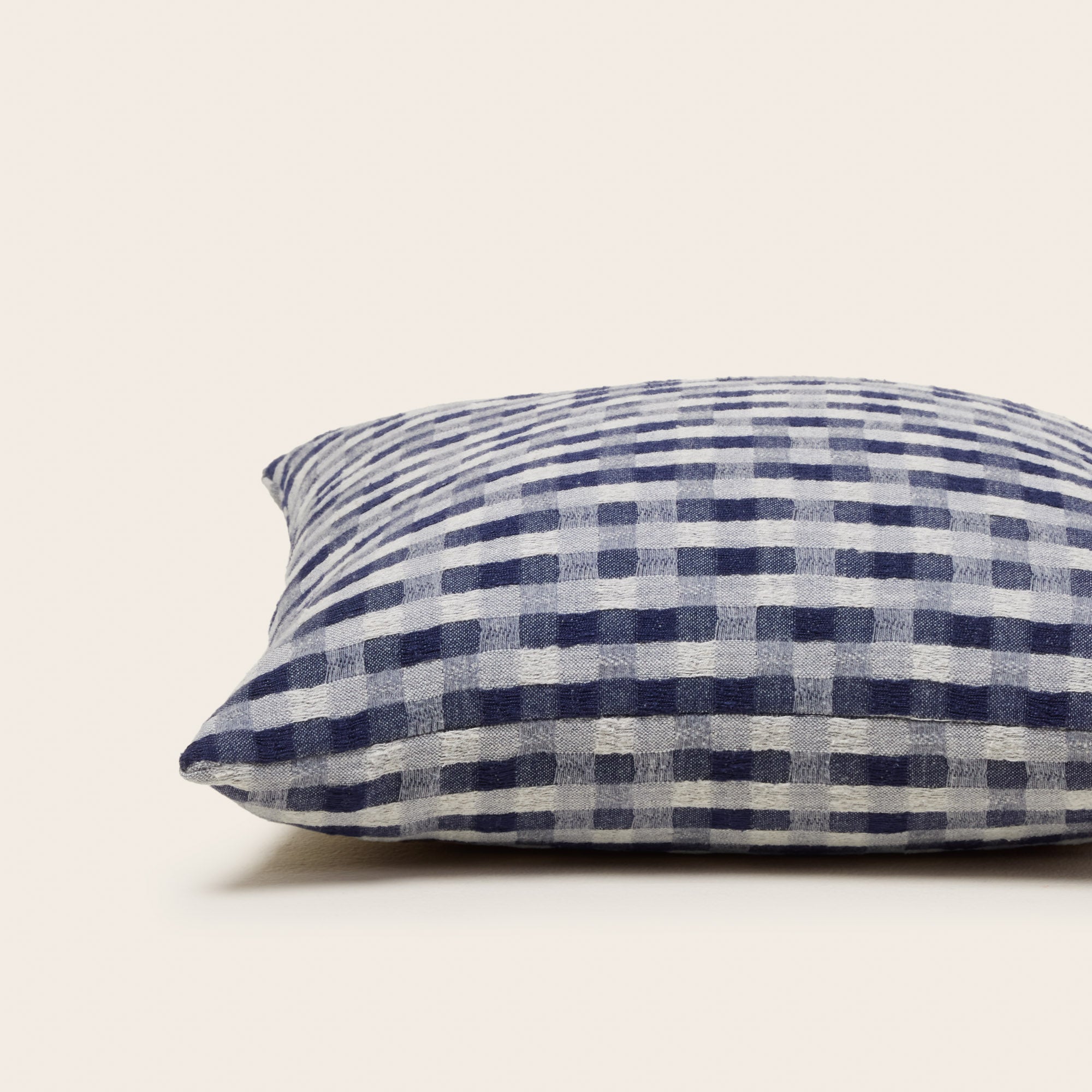 Housse de coussin CASTIN naturel et marine