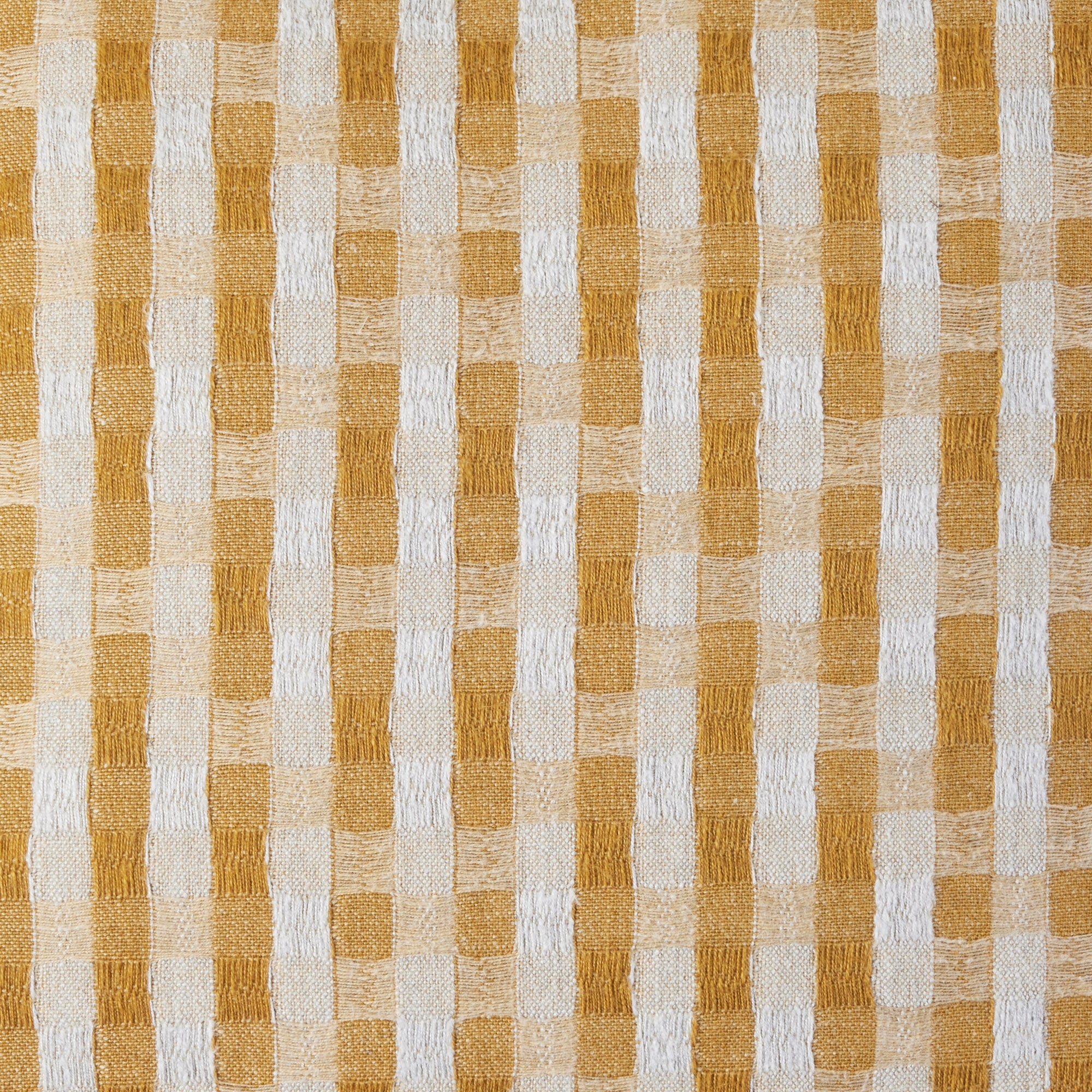 Housse de coussin CASTIN naturel et ocre