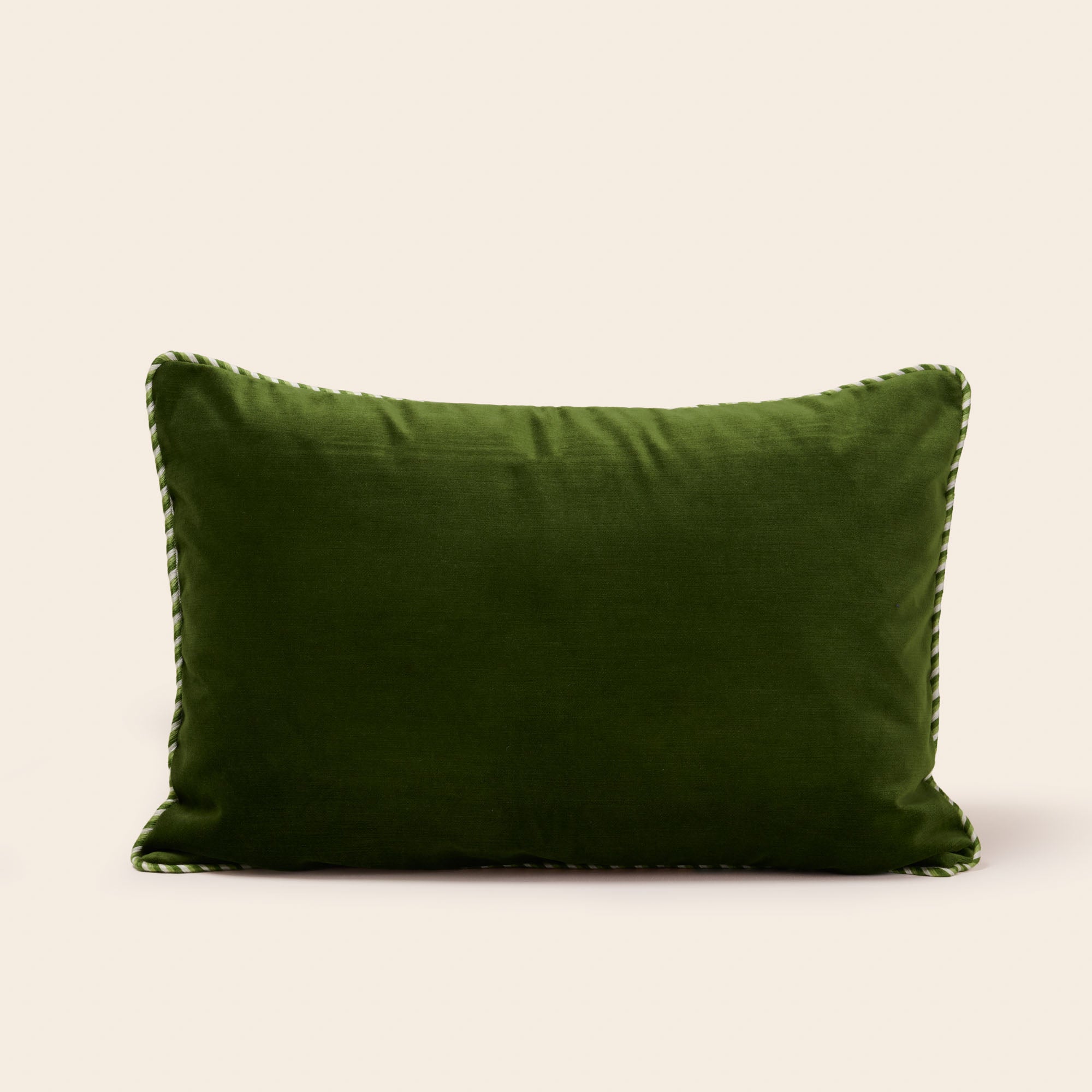 Olijfgroene DALILA kussenhoes