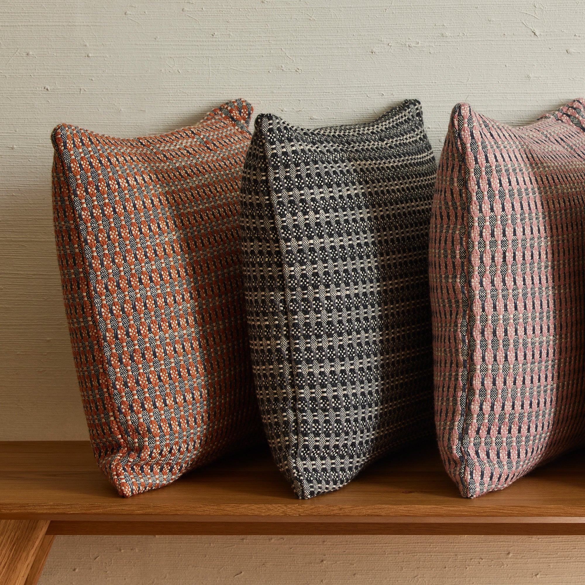 Housse de coussin EIRIK gris ardoise