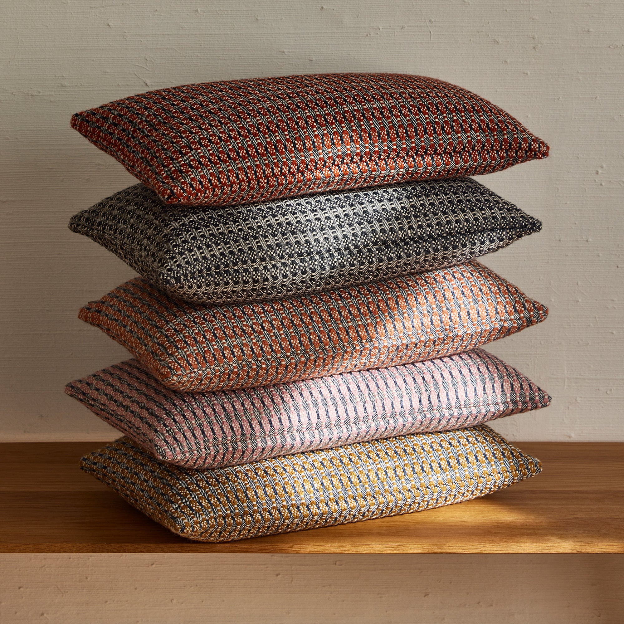 EIRIK oker en storm kussenhoes