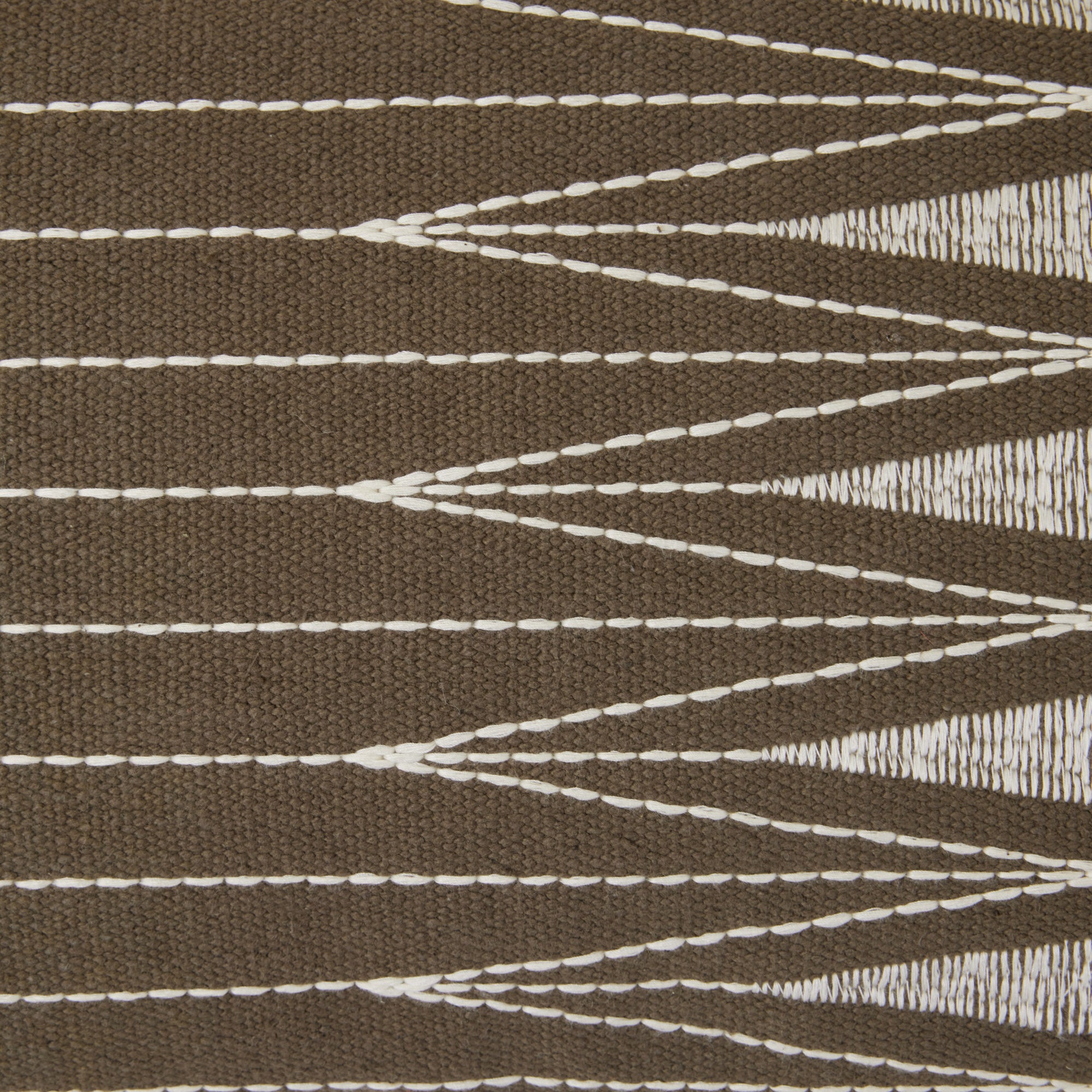 Housse de coussin ESRA olive brune