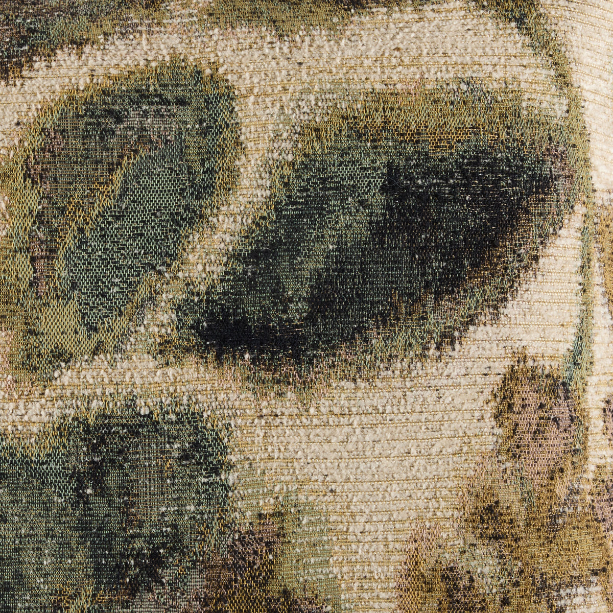 Housse de coussin HECTORIA beige et tons d'automne