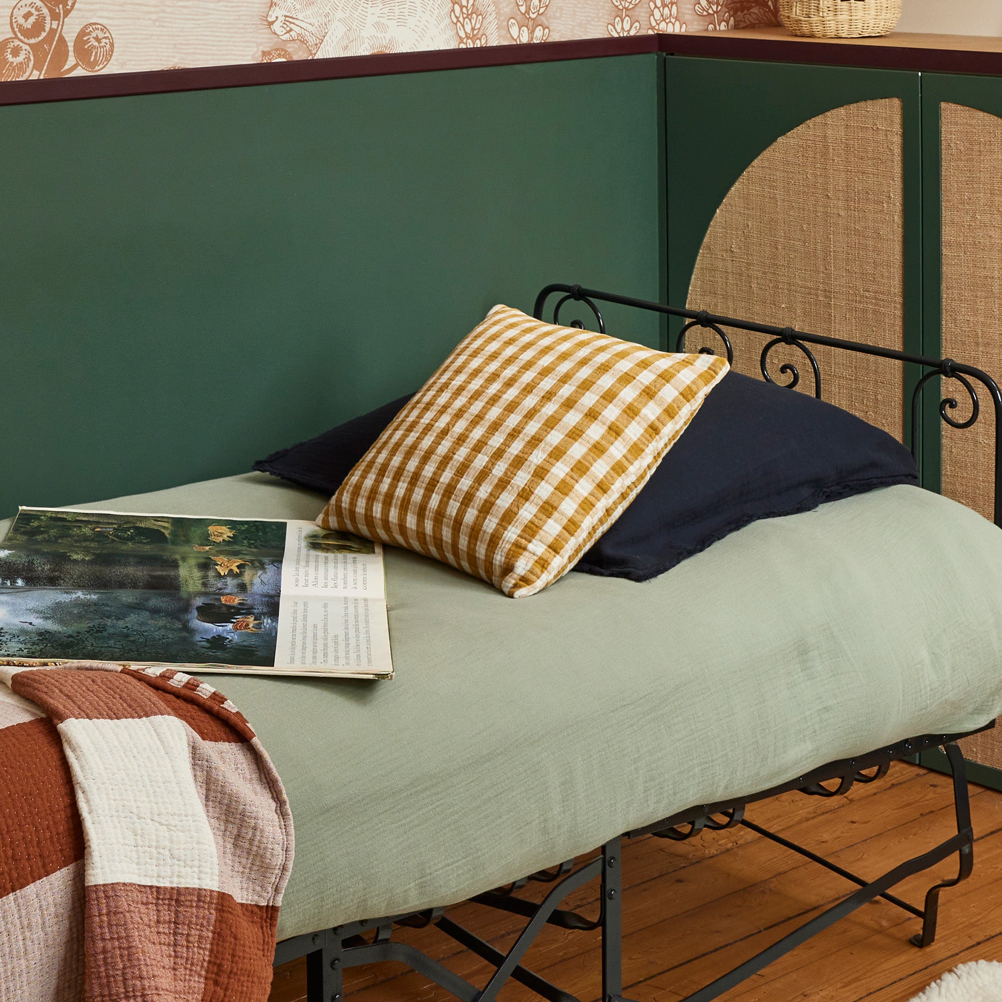 Okergele JEANIE kussenhoes